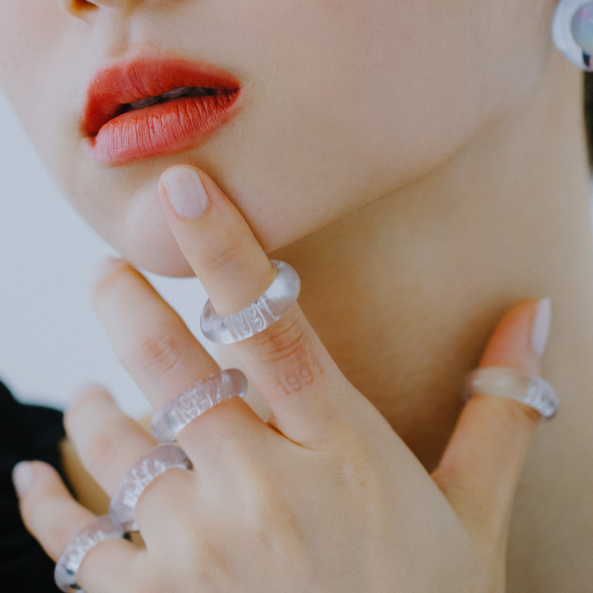 1998 RING Clear Matte / Size Order