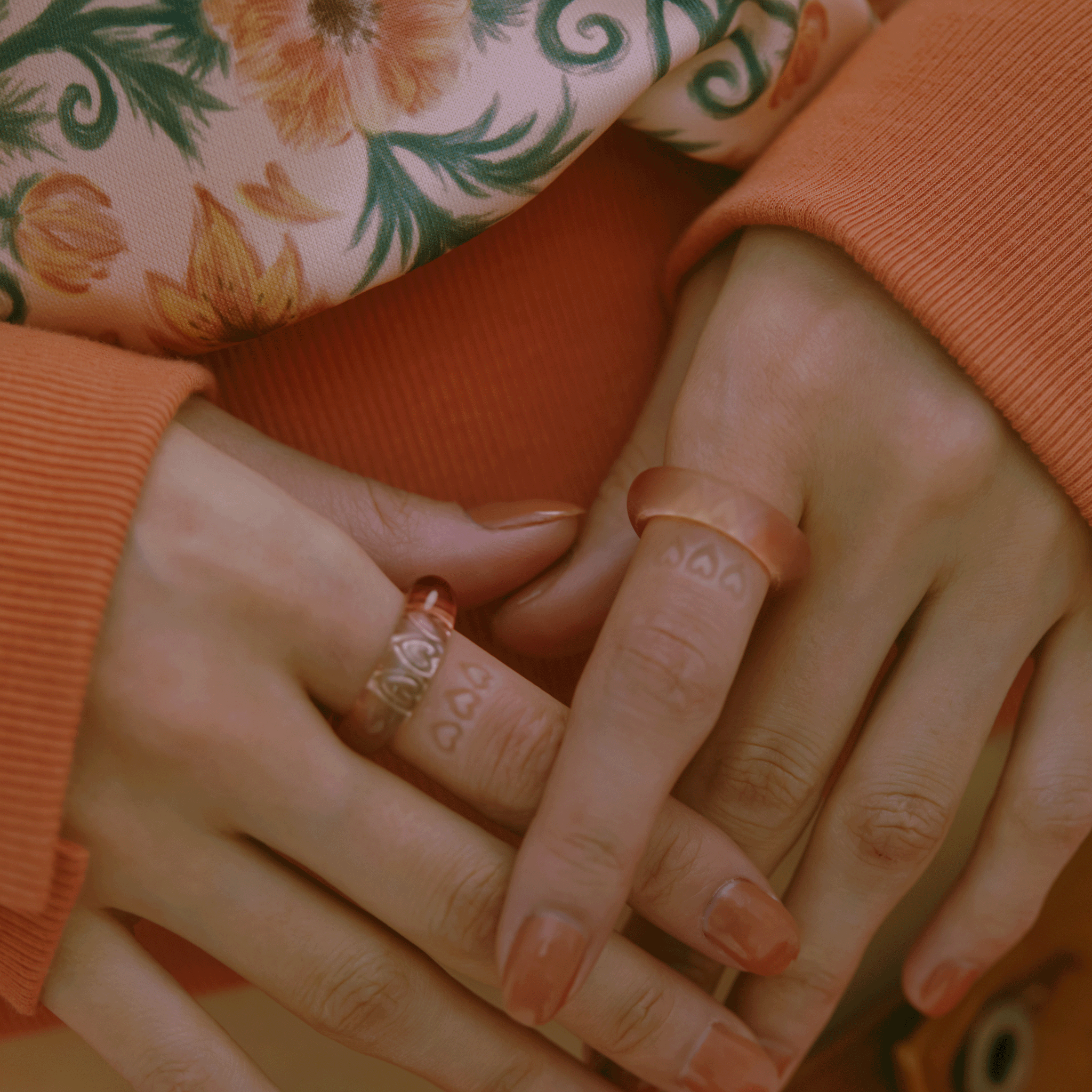 Stamp ring LOVE Pink 【予約販売:2026年3月~4月発送予定】