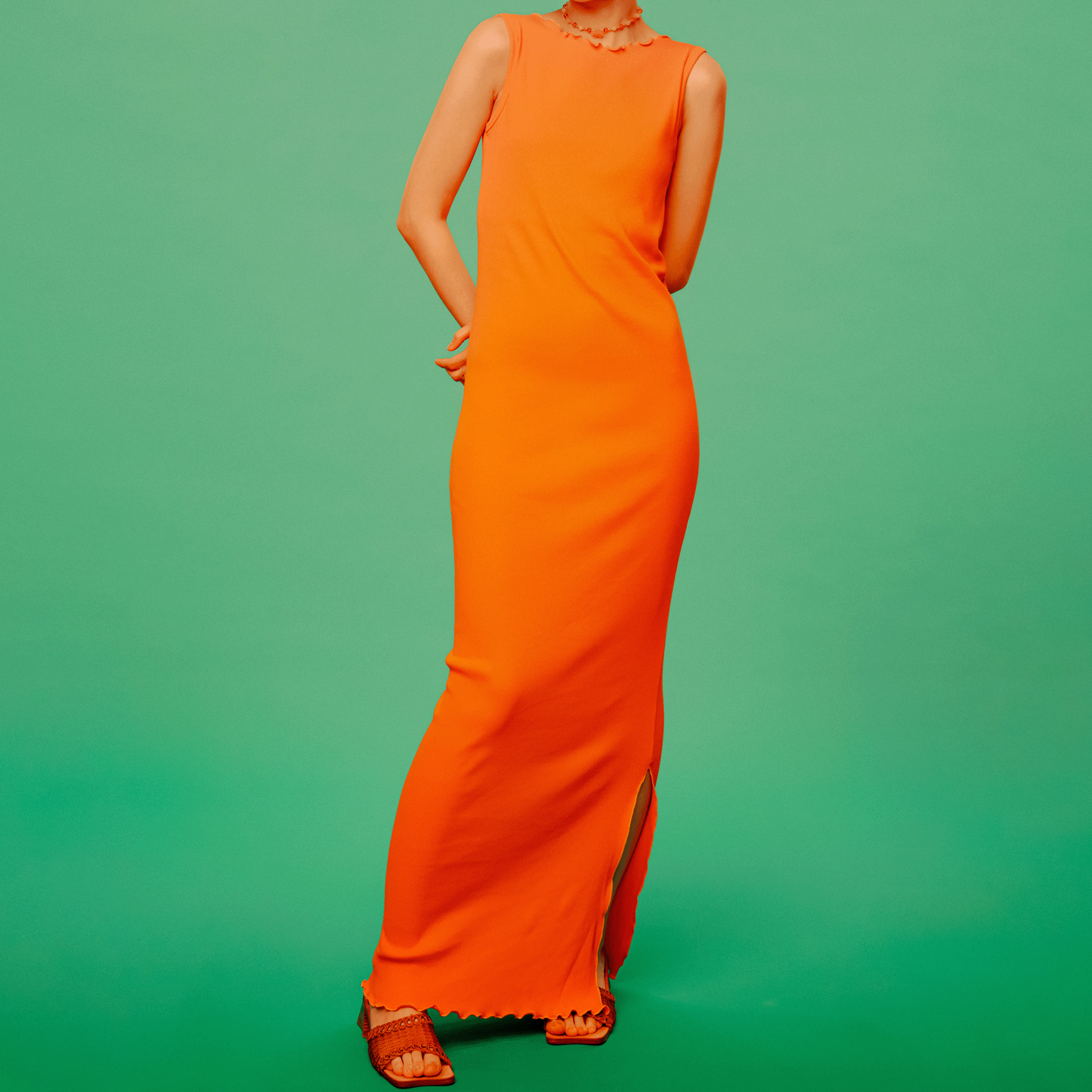 Fish tank dress Orange