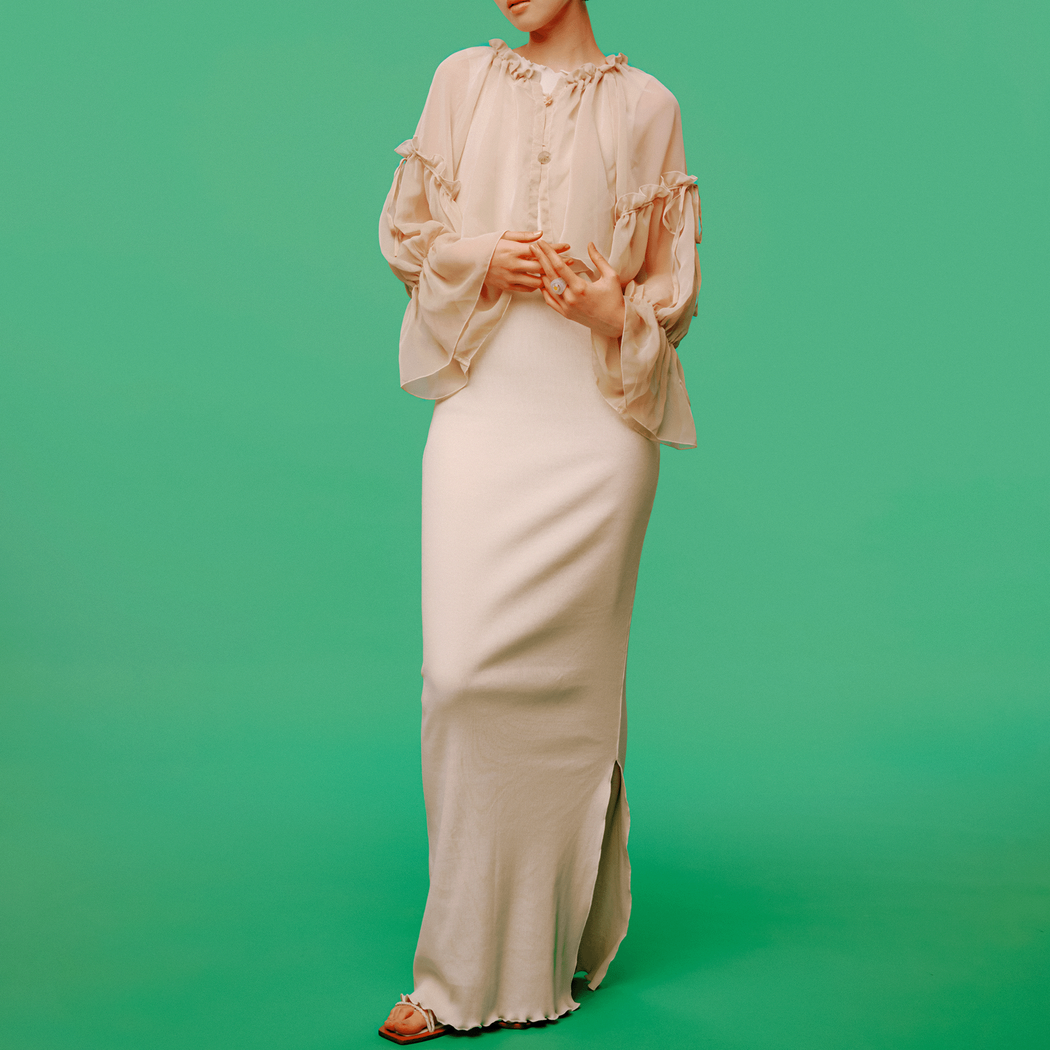 Pond blouse Beige