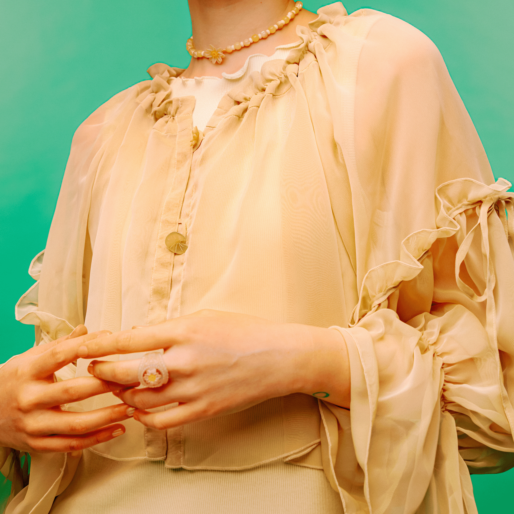 Pond blouse Beige