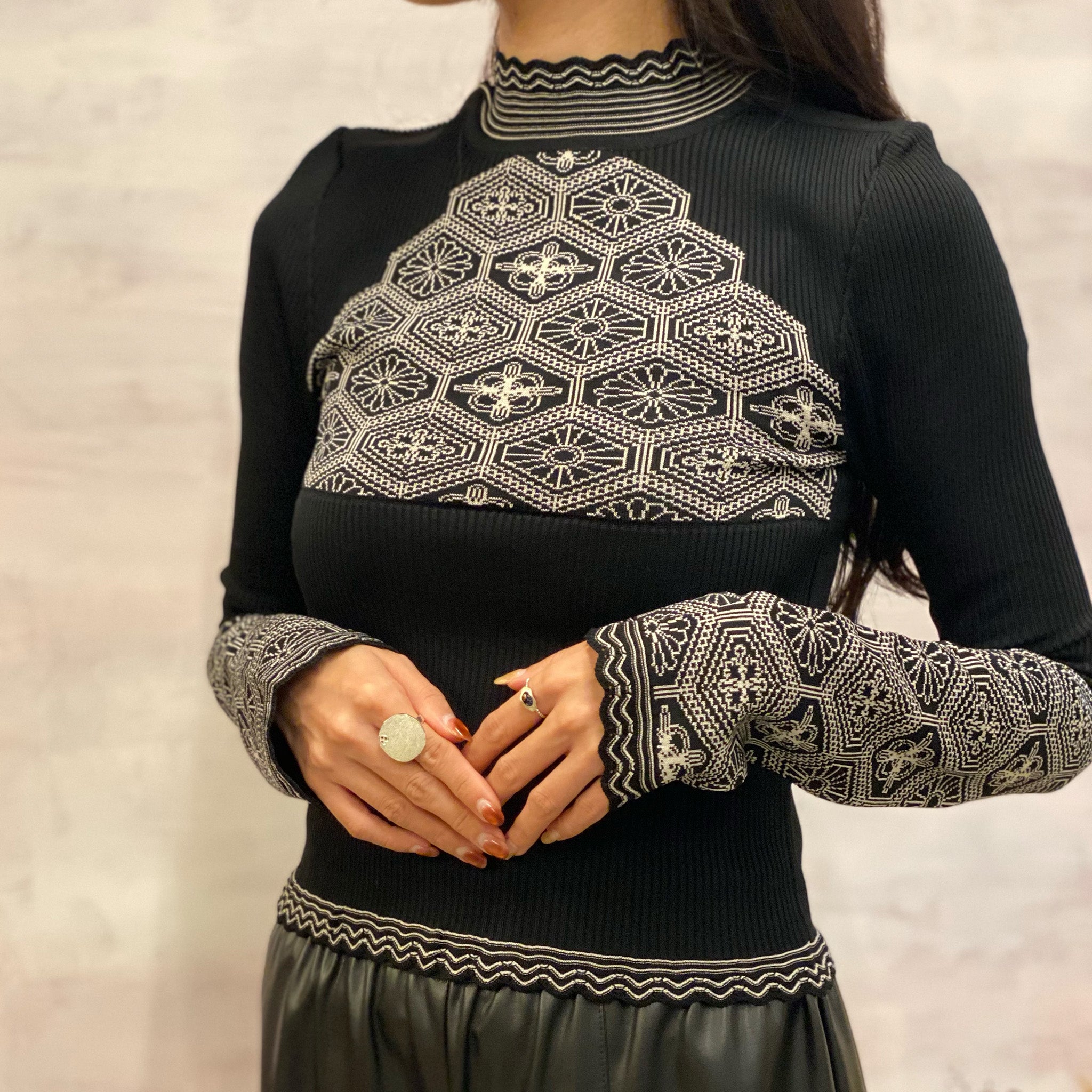 KIKU turtleneck Black