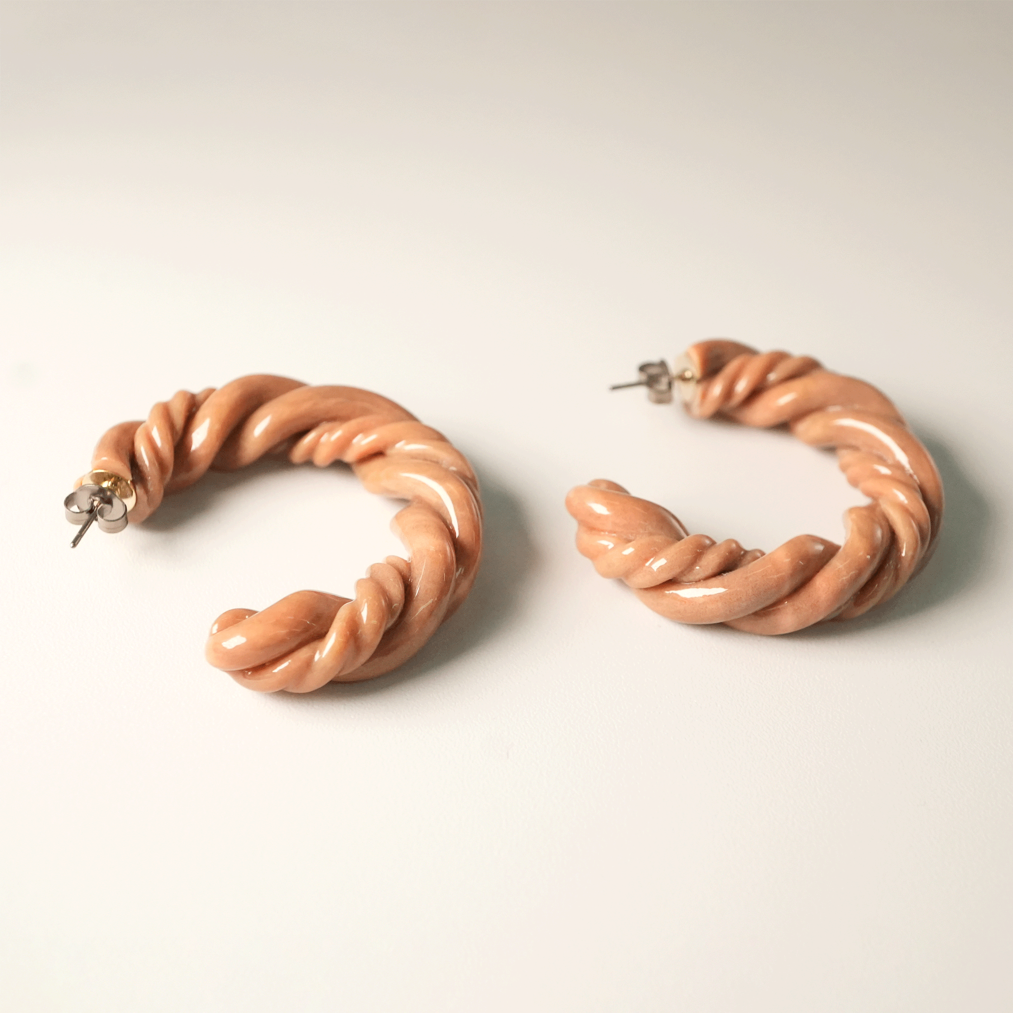WOOD EARRINGS - M -