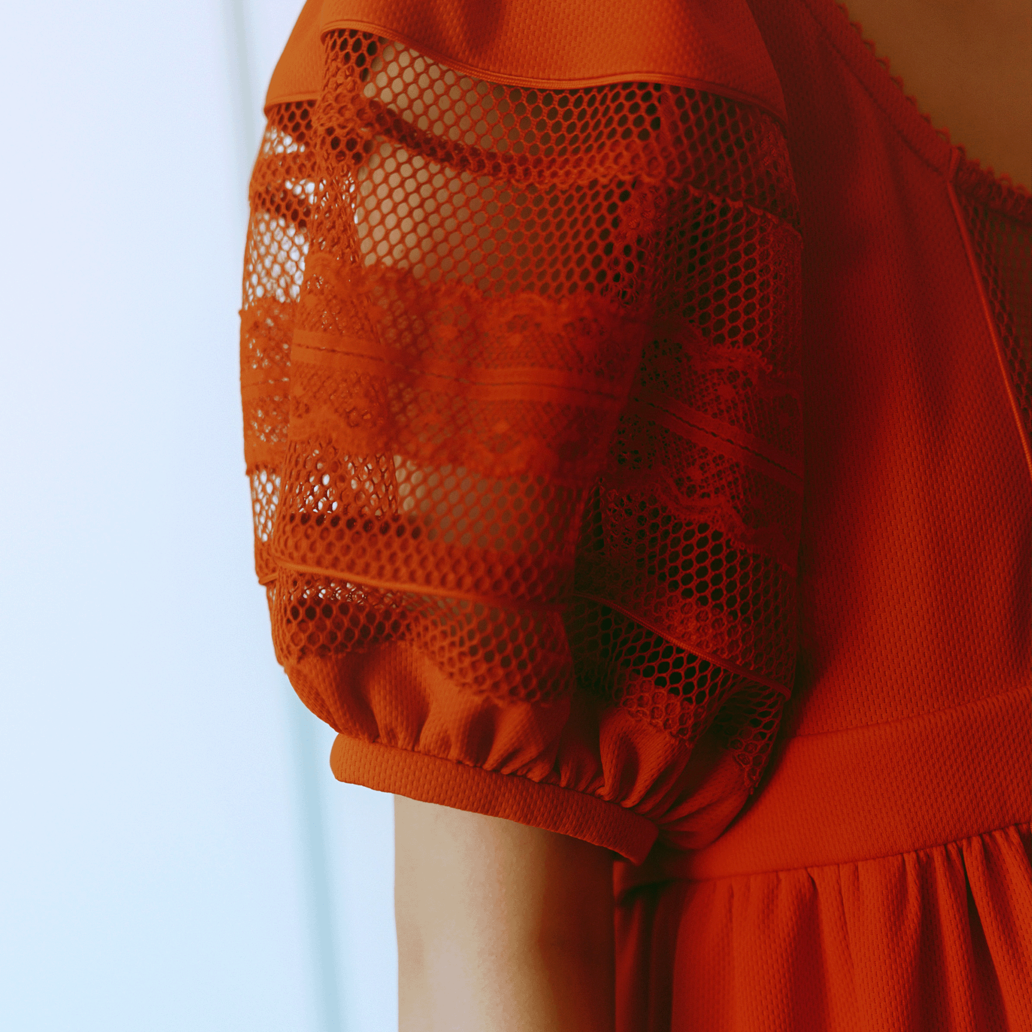 Jersey Mesh Dress Red【予約販売:2026年3月~5月発送予定】