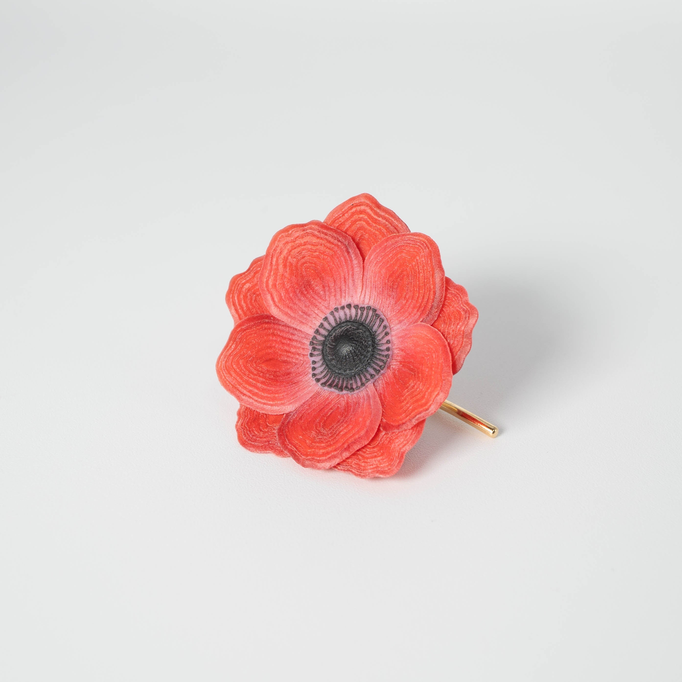 Anemone Hair cuff - M - Red