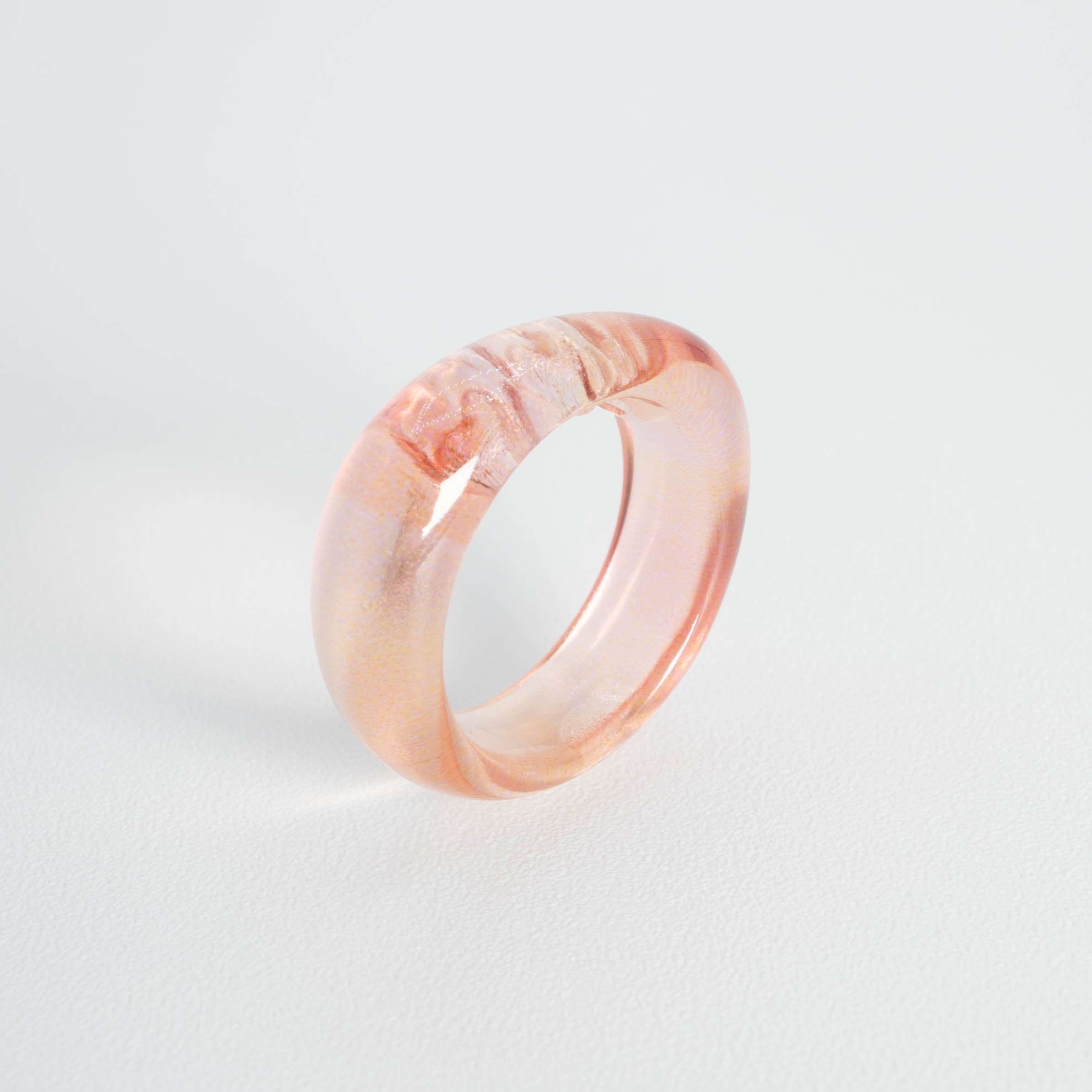 Stamp ring LOVE Orange