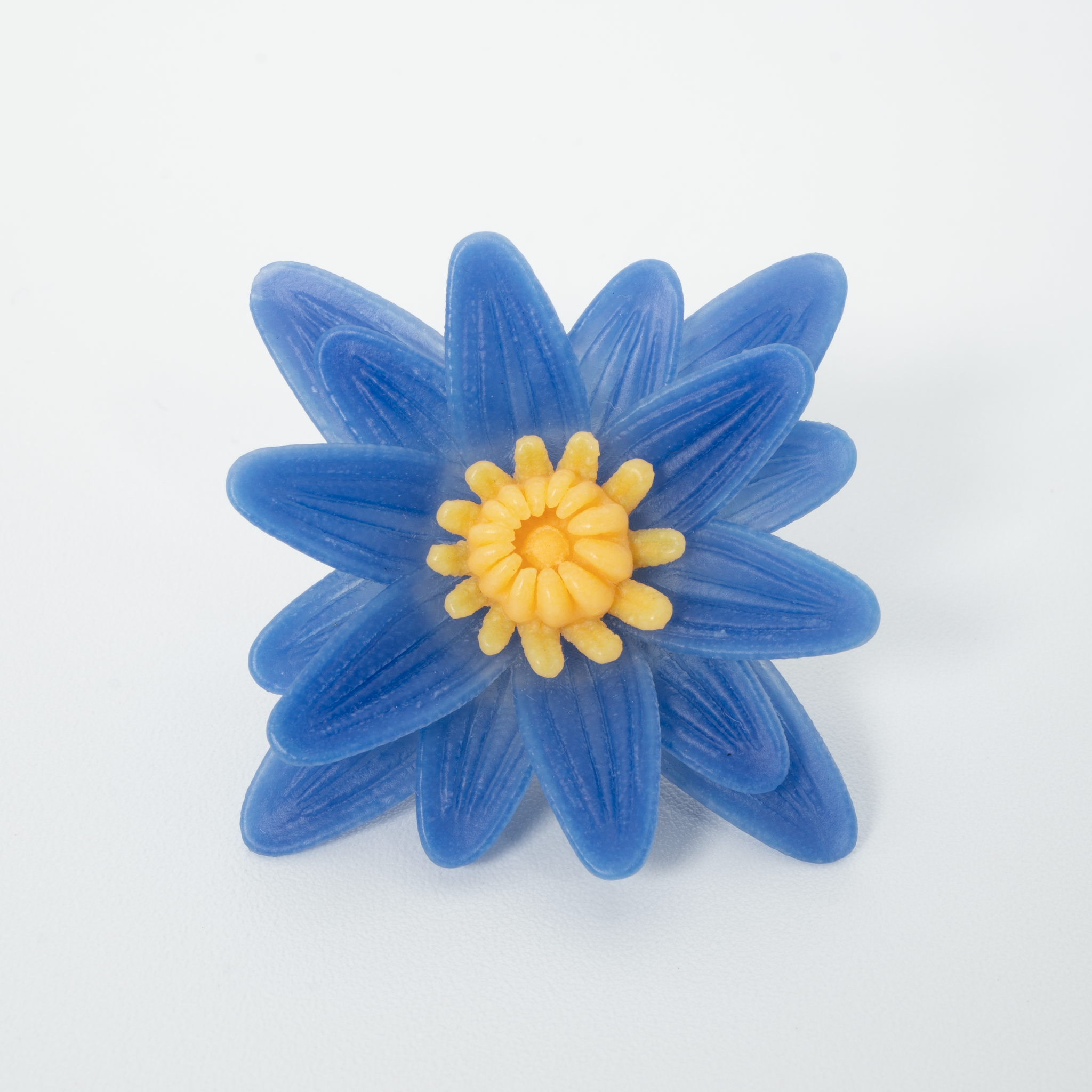 Water lily hair cuff - M - Blue