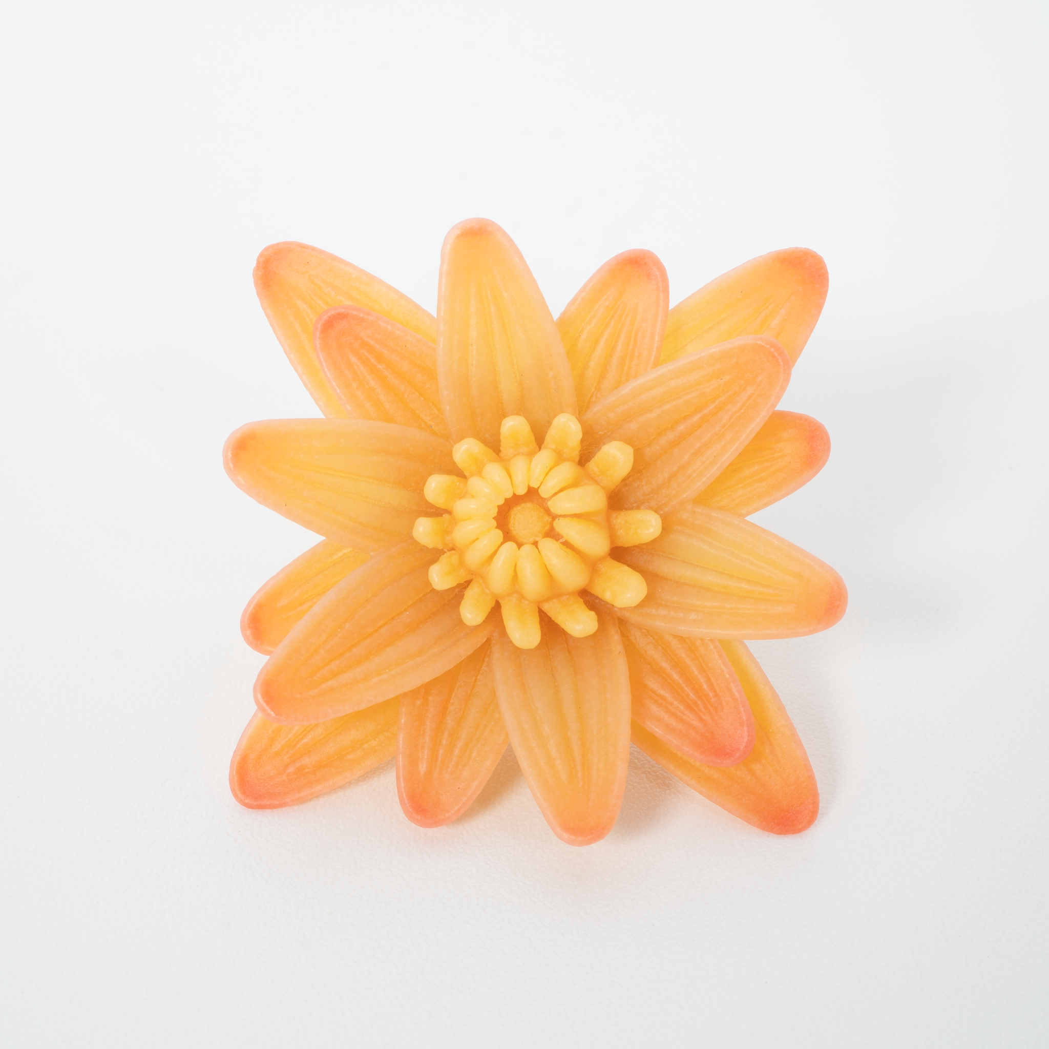 Water lily hair cuff - M - Orange