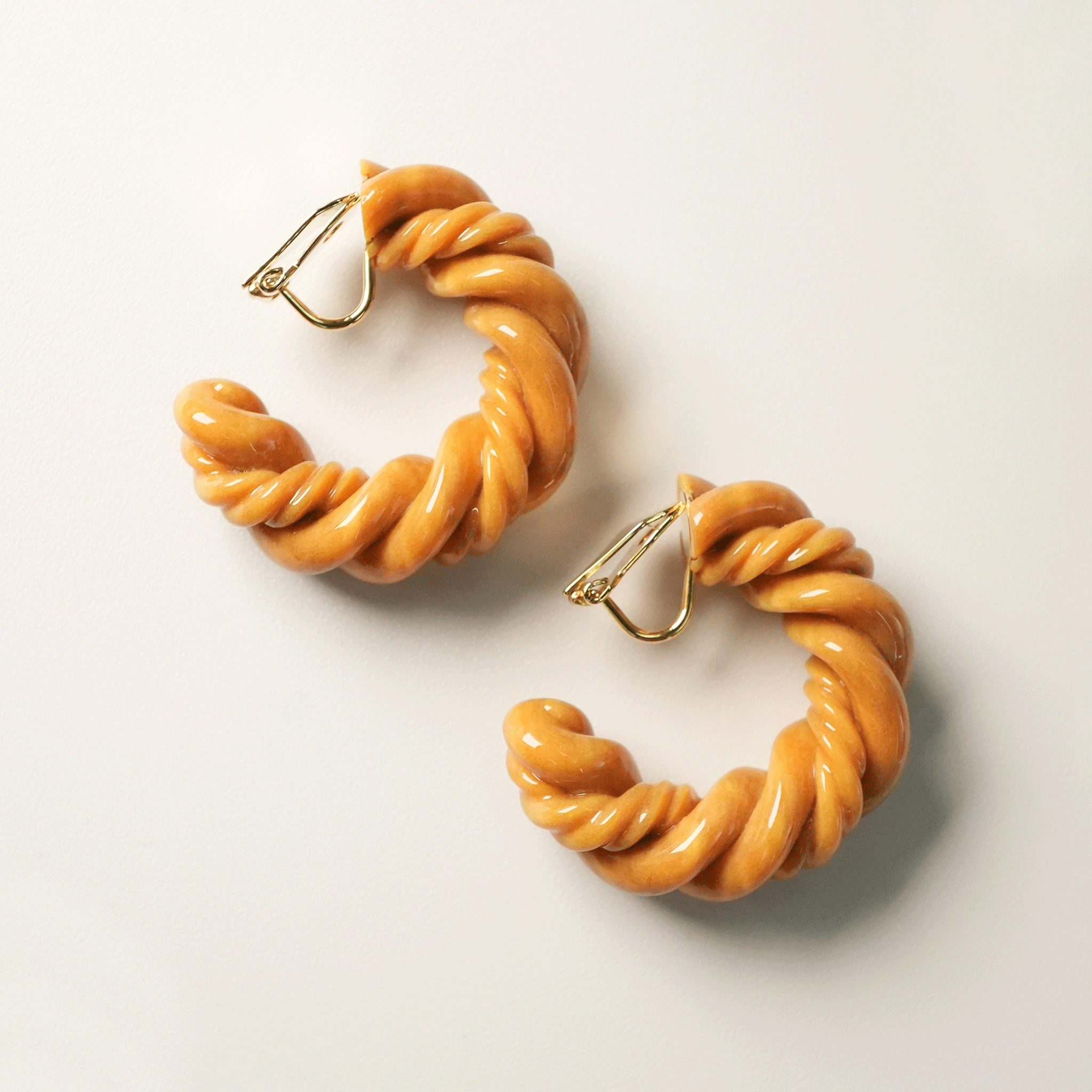 WOOD EARRINGS - S -
