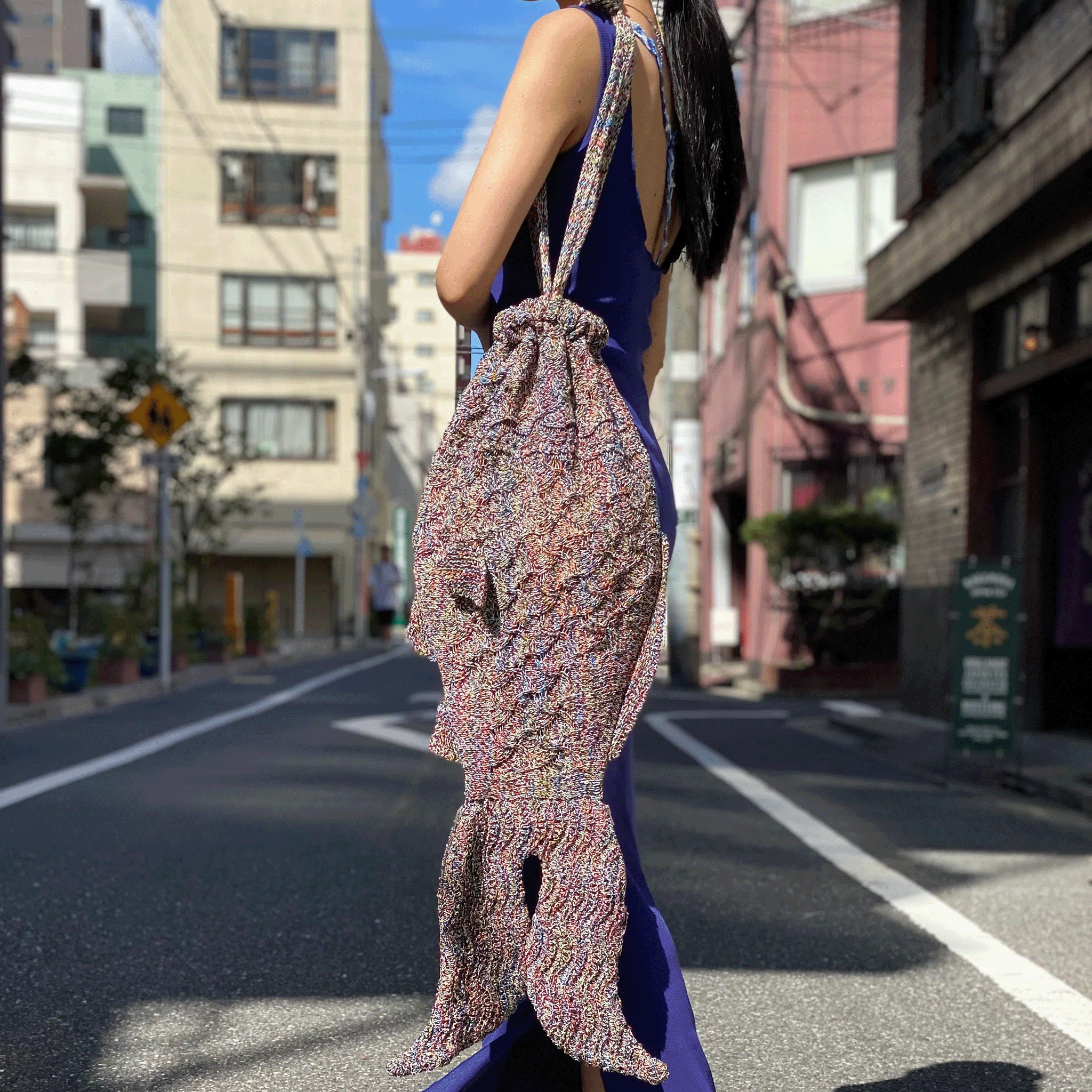 Fish tote bag Fireworks