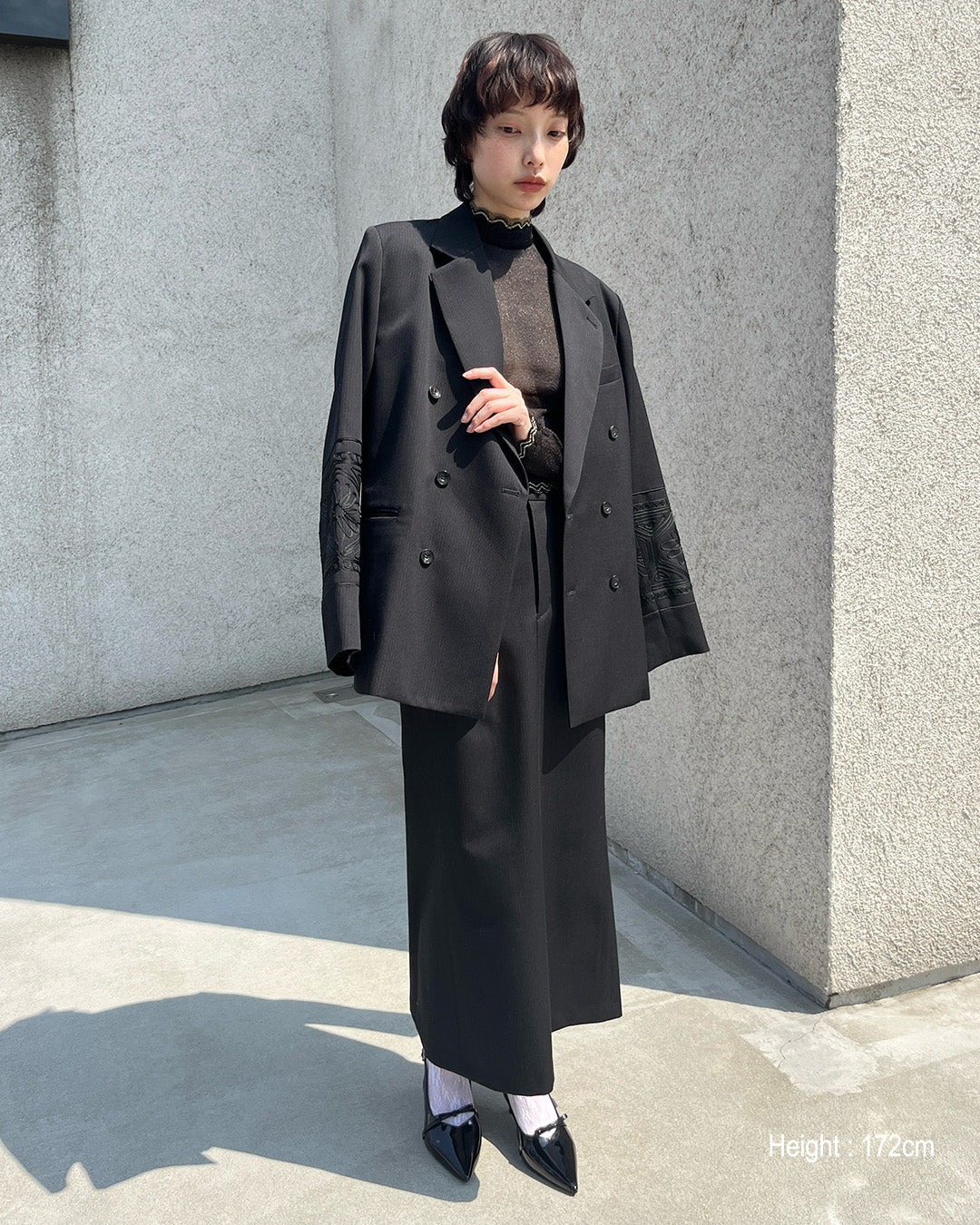 Wool tight skirt Black【予約販売:2026年9月~10月発送予定】