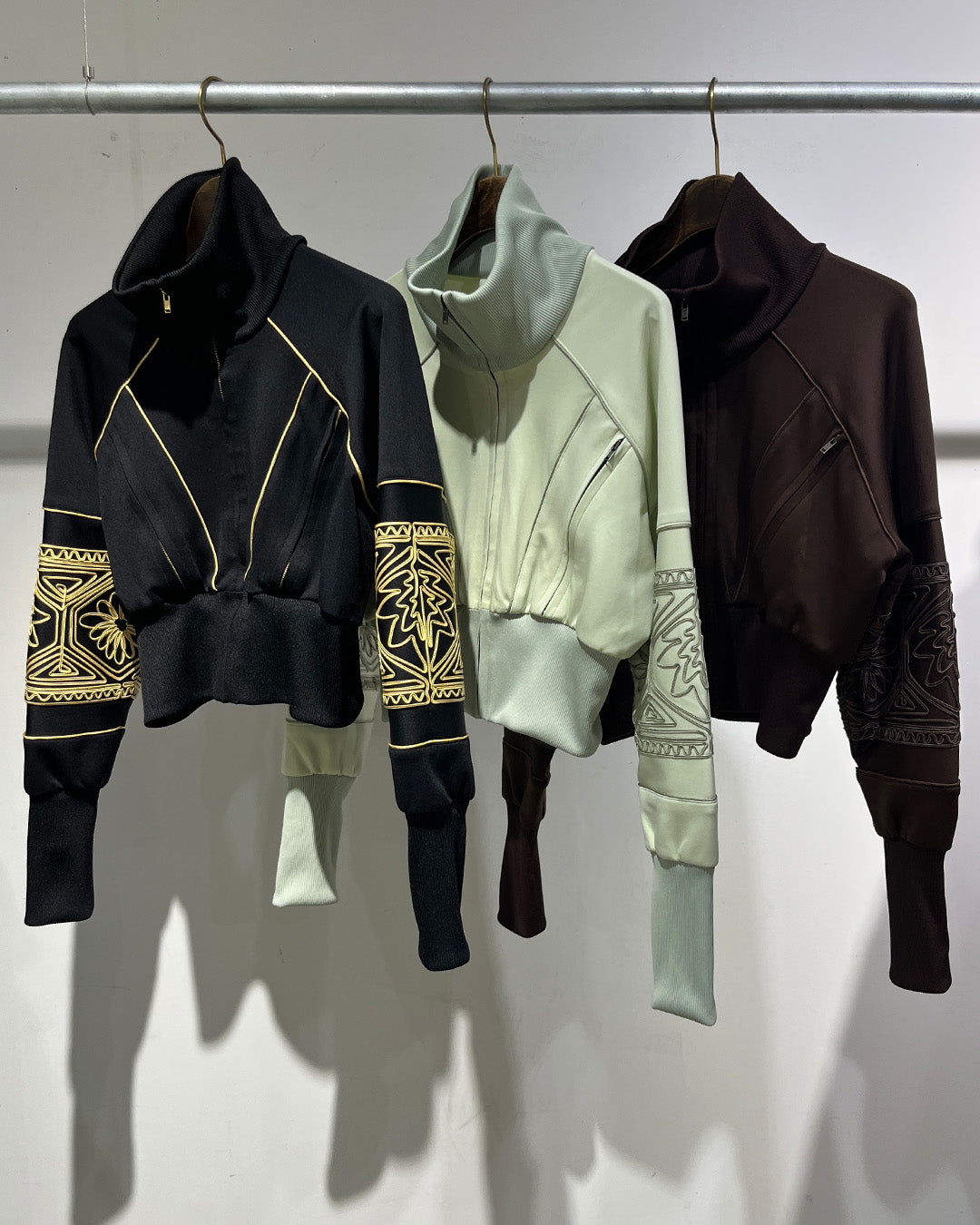 KIKU cropped tracksuit Black【予約販売:2026年9月~10月発送予定】