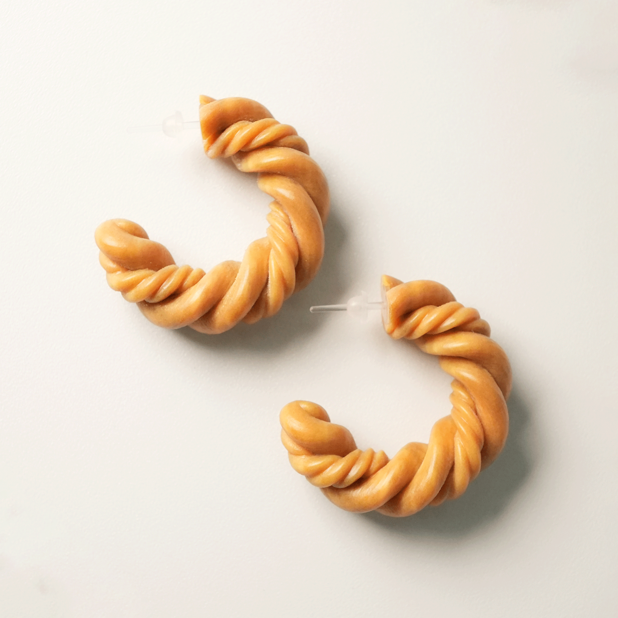 WOOD EARRINGS - S -