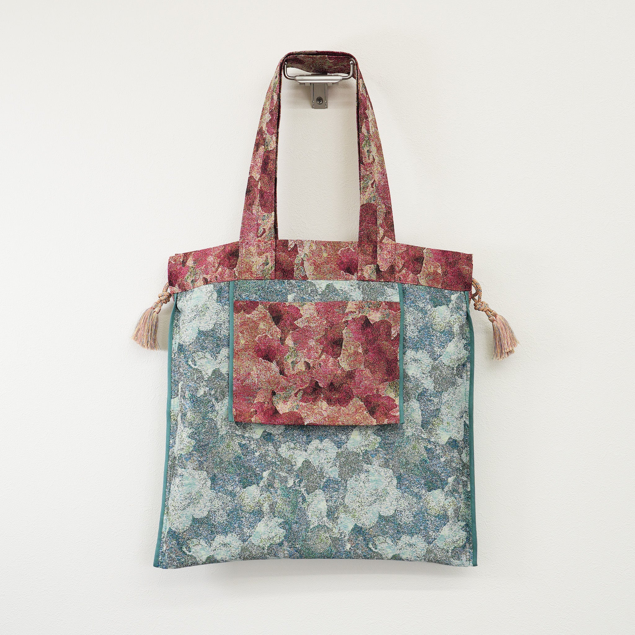 Snapdragon Floral Jacquard Reversible Tote Bag Pink【予約販売:2026年3月~5月発送予定】