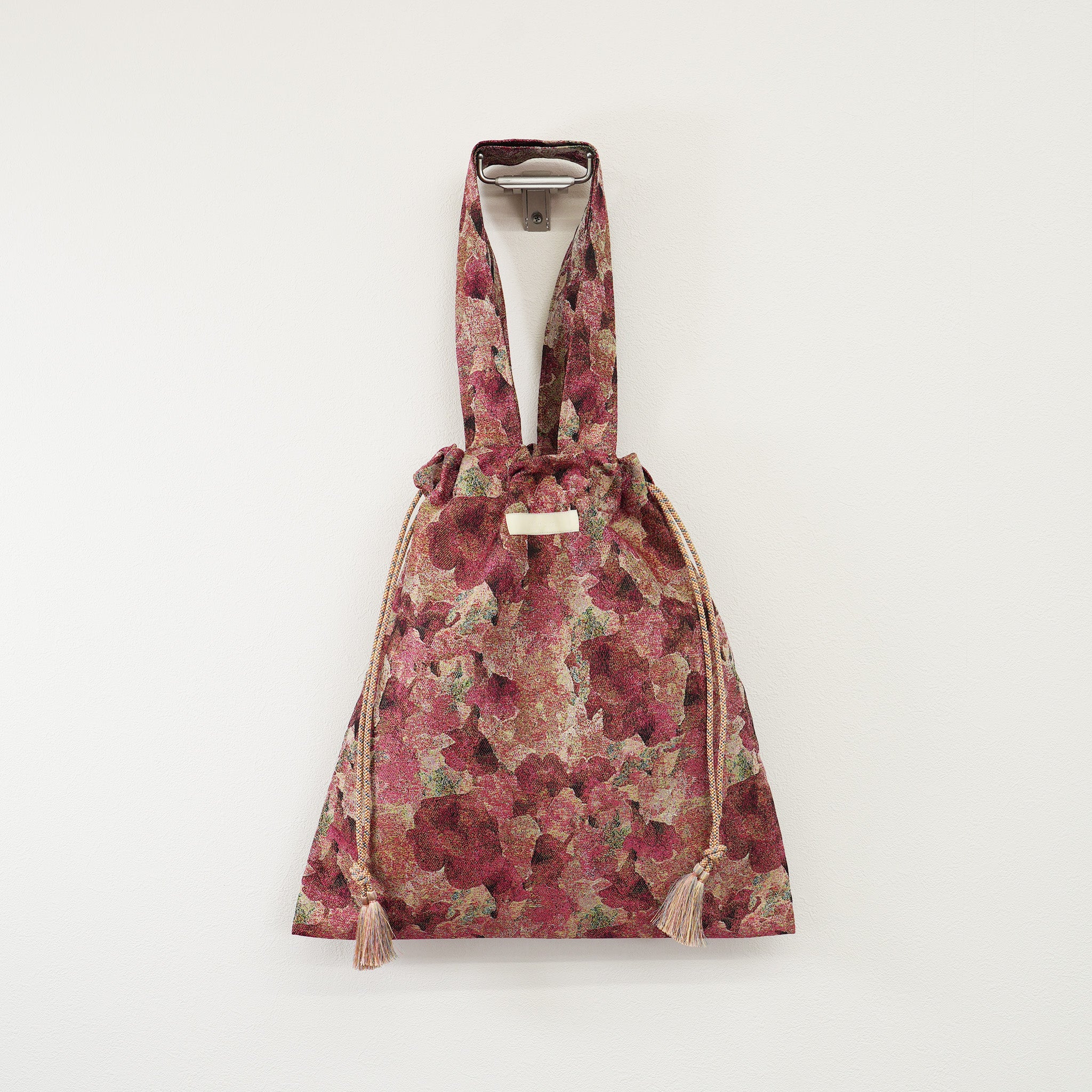 Snapdragon Floral Jacquard Reversible Tote Bag Gray【予約販売:2026年3月~5月発送予定】