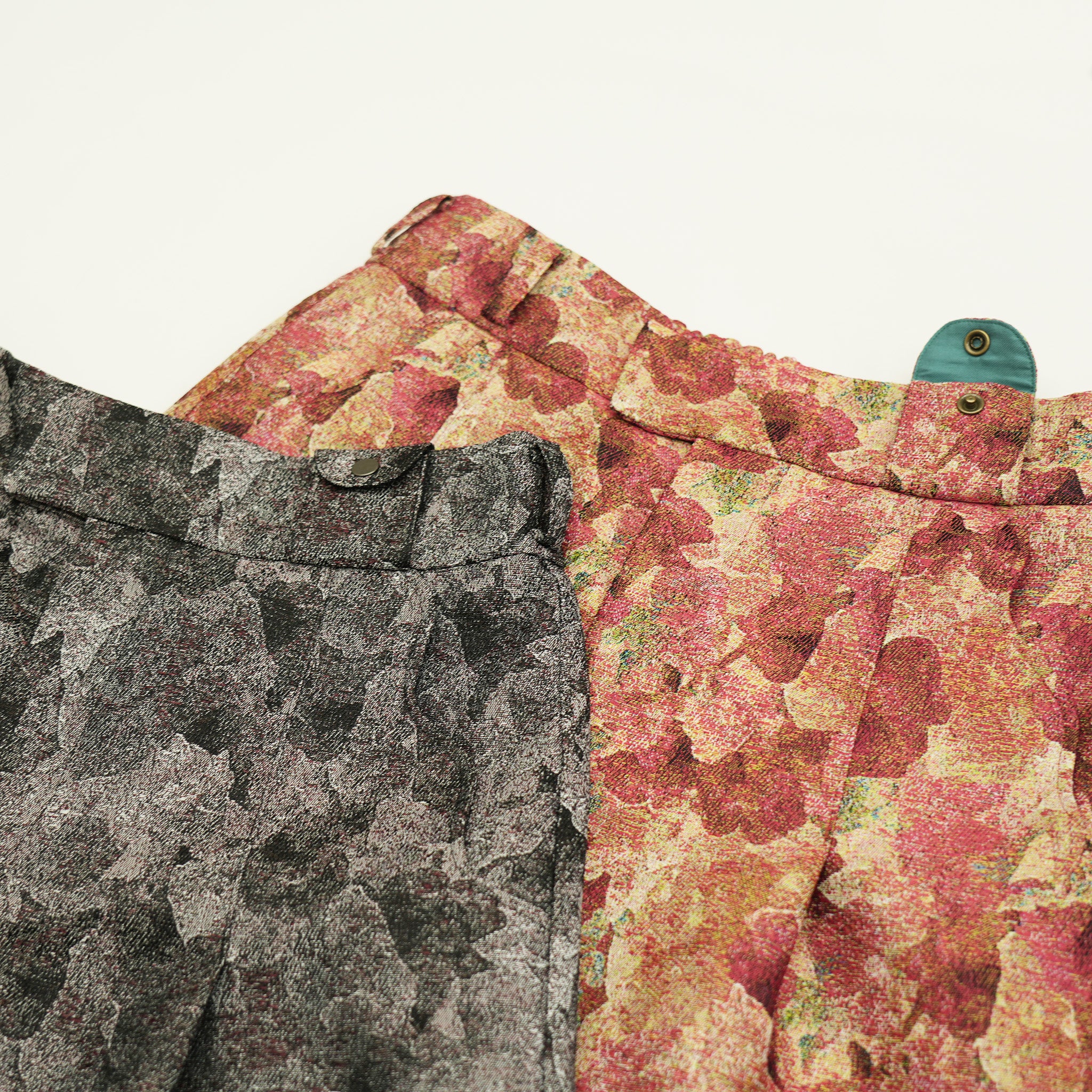 Snapdragon Floral Jacquard Slacks Gray【予約販売:2026年3月~5月発送予定】