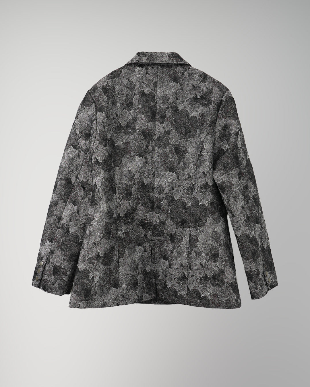 Snapdragon Floral Jacquard Jacket Gray