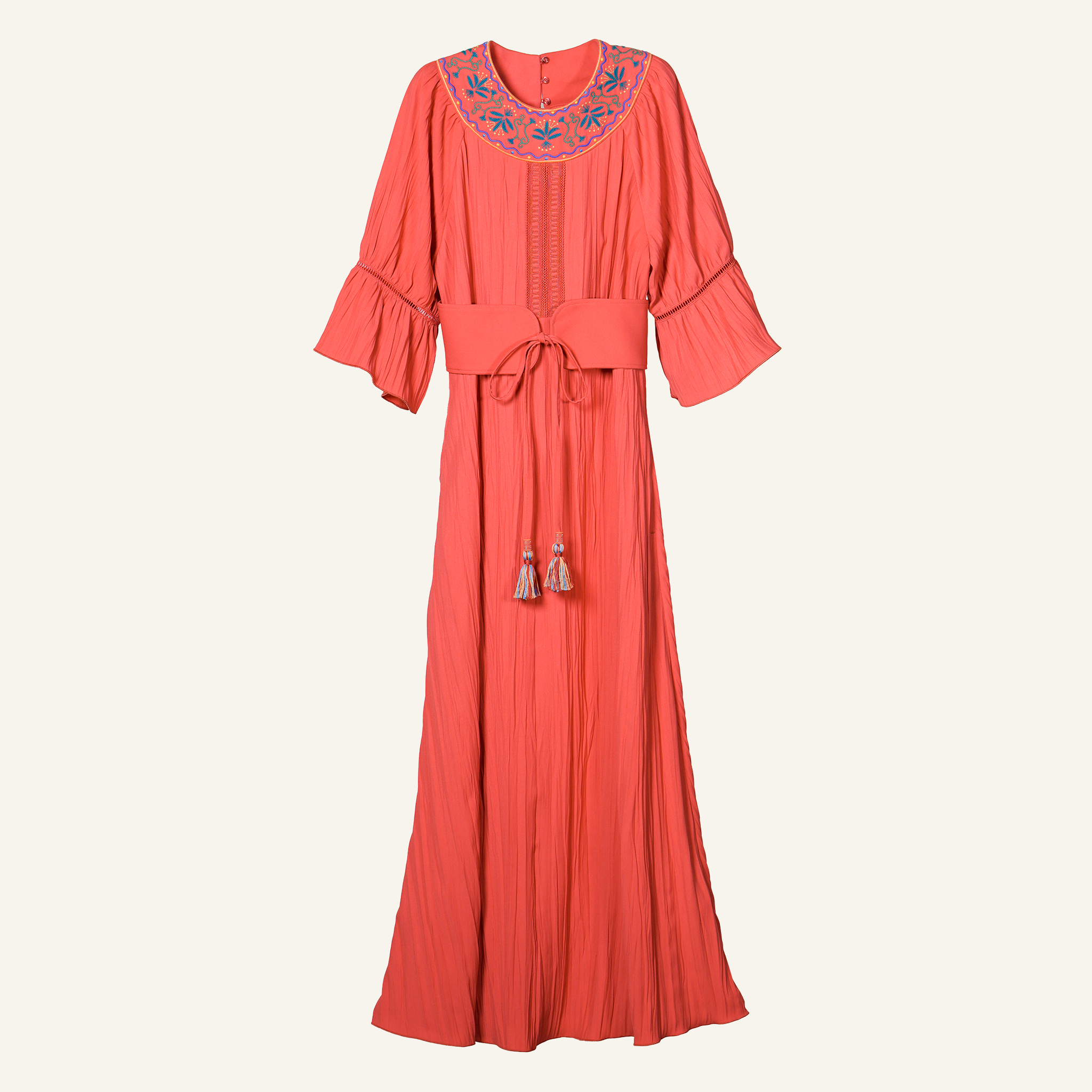 Water lily dress Red