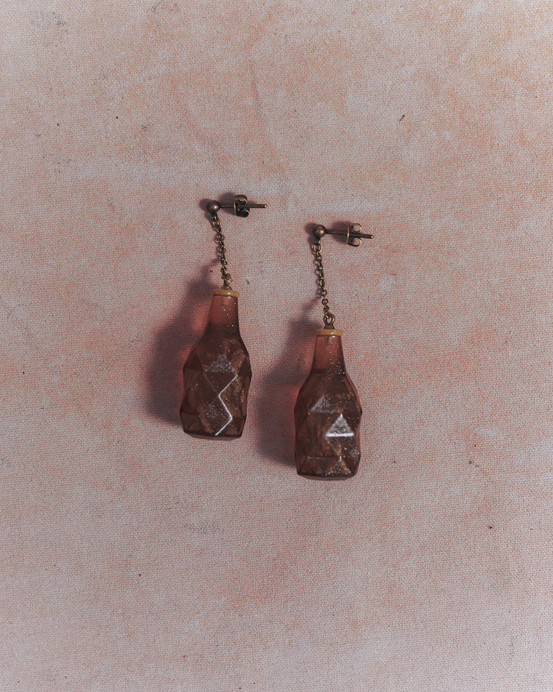 Beer bottle Earrings ( Set ) Brown【予約販売:2026年9月~10月発送予定】