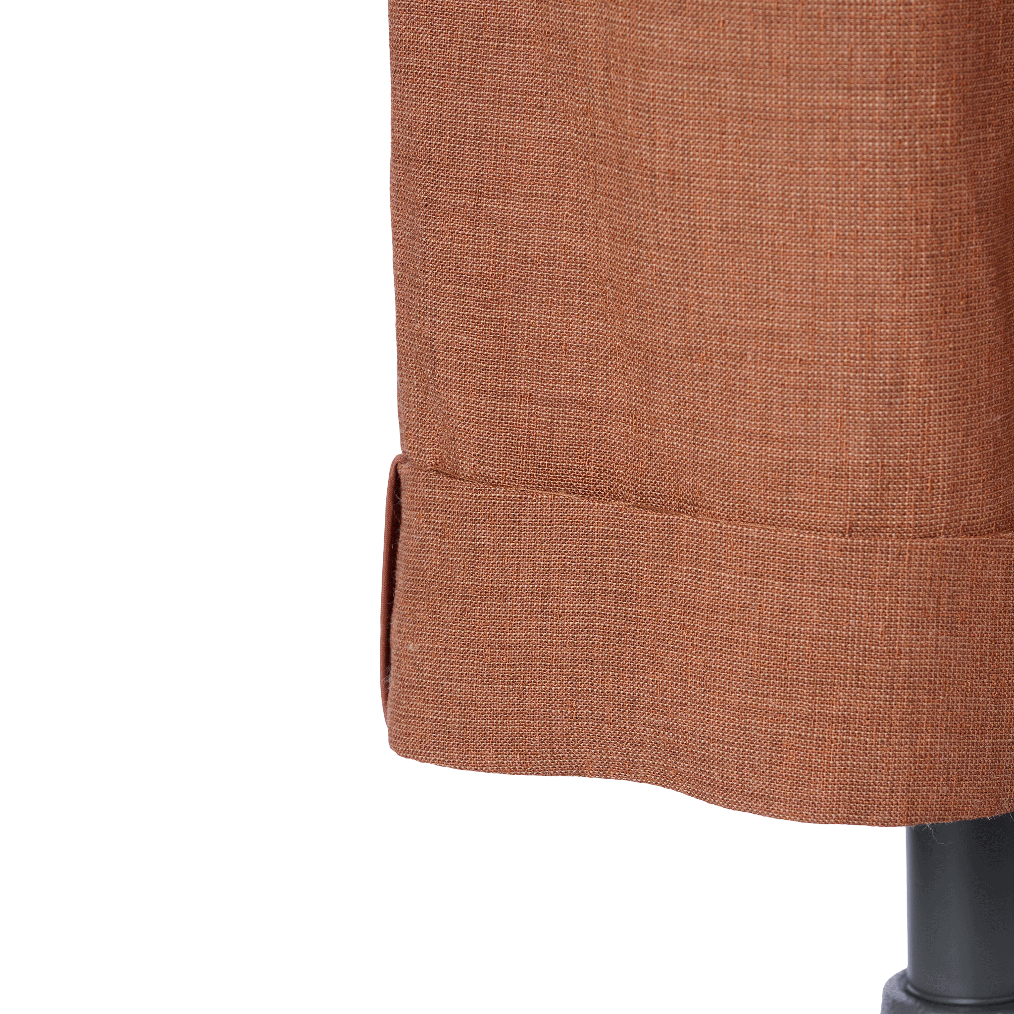 Ramie melange summer pants Brown