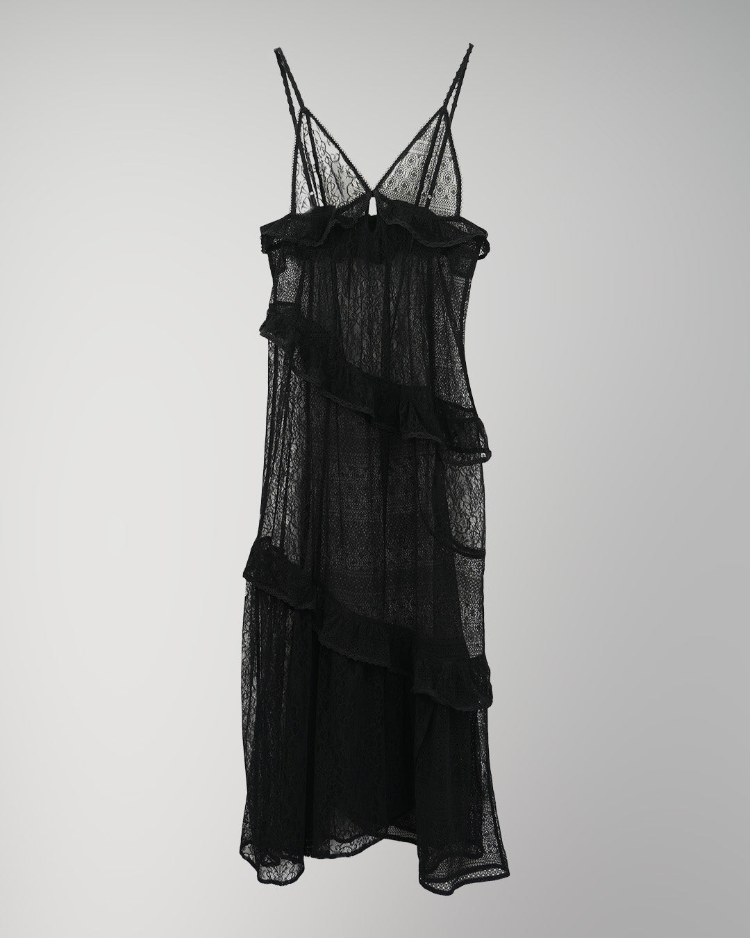Lace Camisole Dress Black