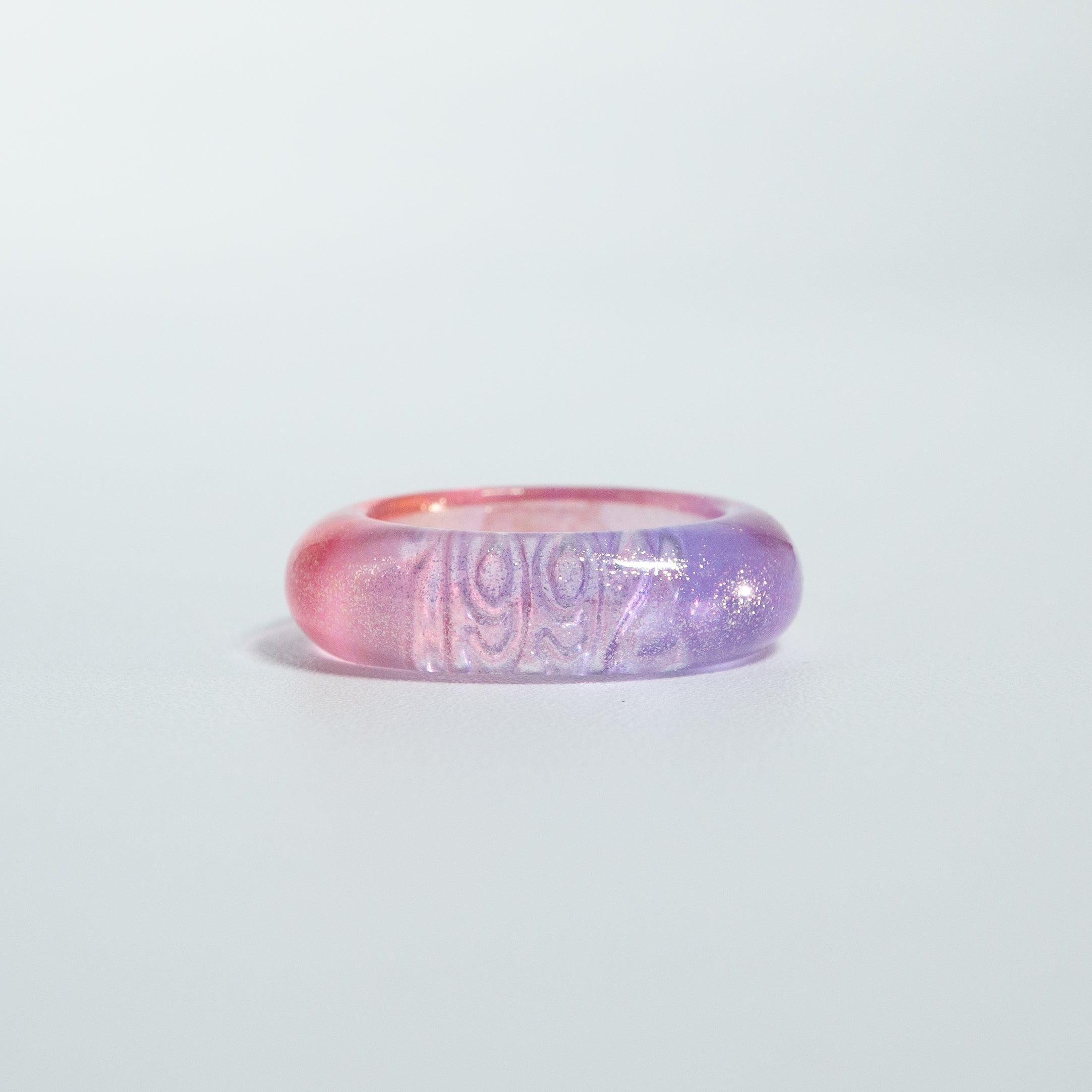 2009 RING Sunset Purple Gloss Gold Glitter