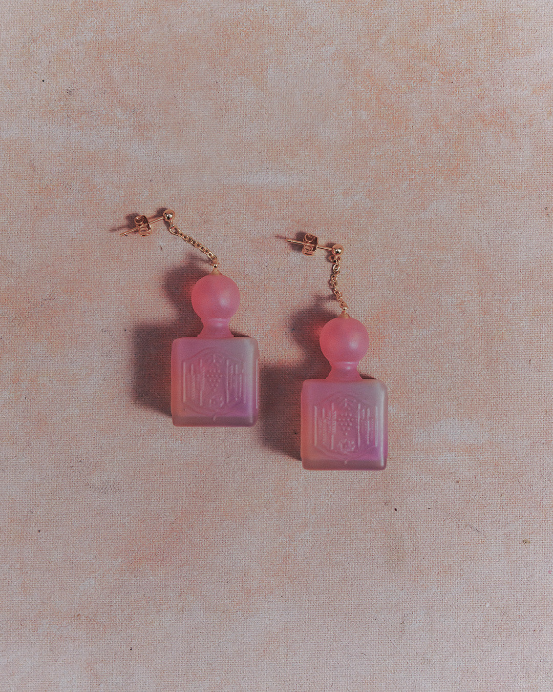 Perfume bottle Earrings ( Set ) Pink【予約販売:2026年9月~10月発送予定】