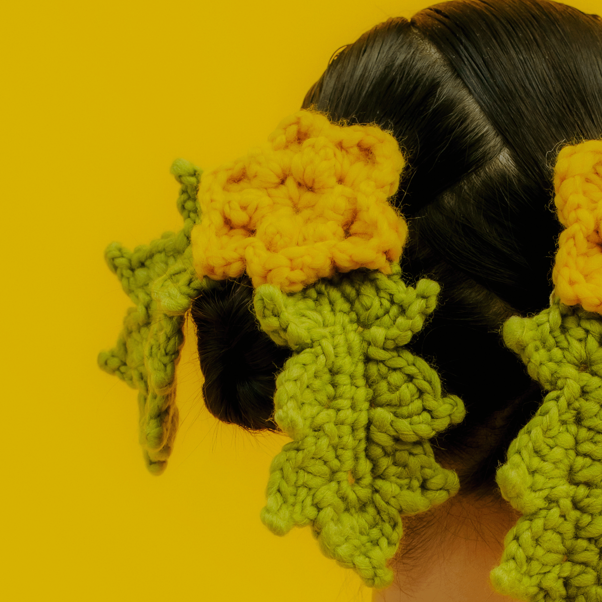 KIKU knit scrunchie - M -