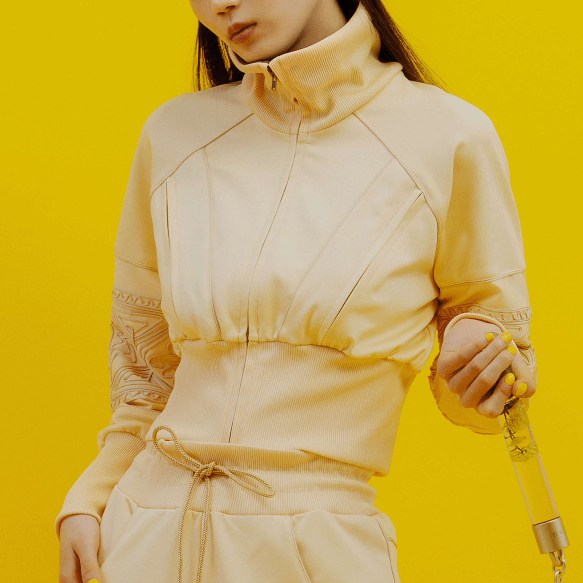 KIKU cropped tracksuit