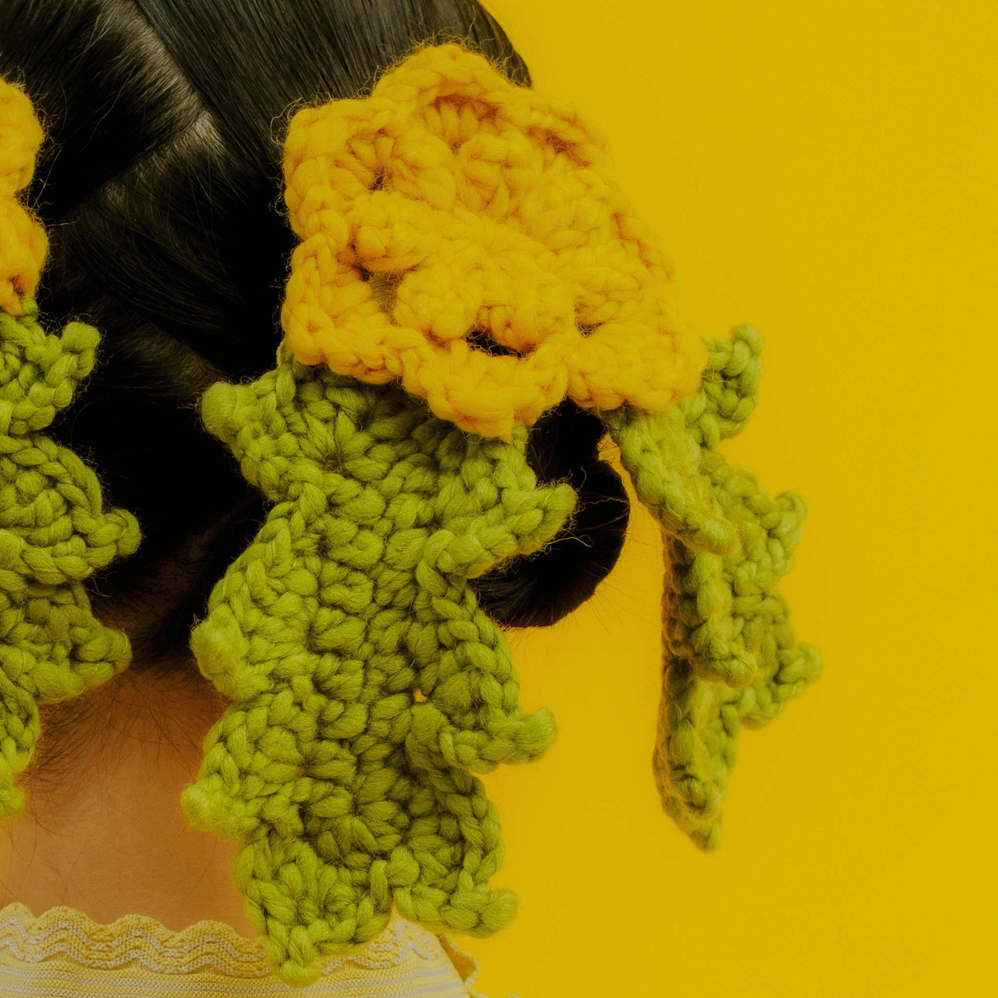 KIKU knit scrunchie - L -
