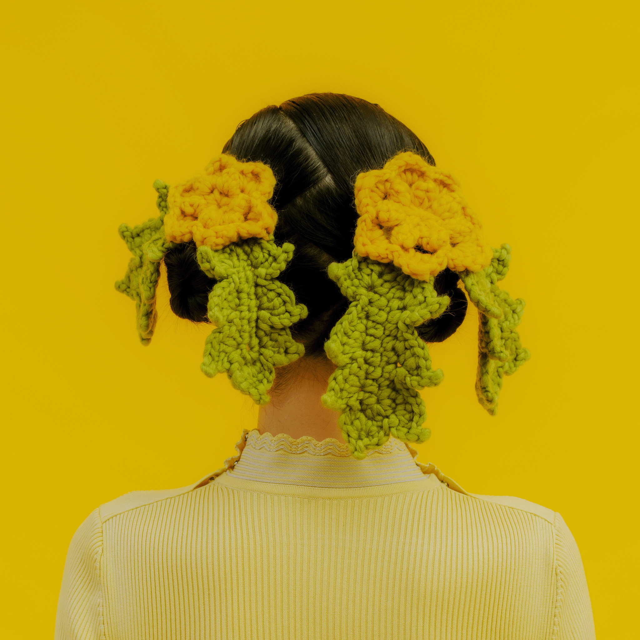 KIKU knit scrunchie - L -