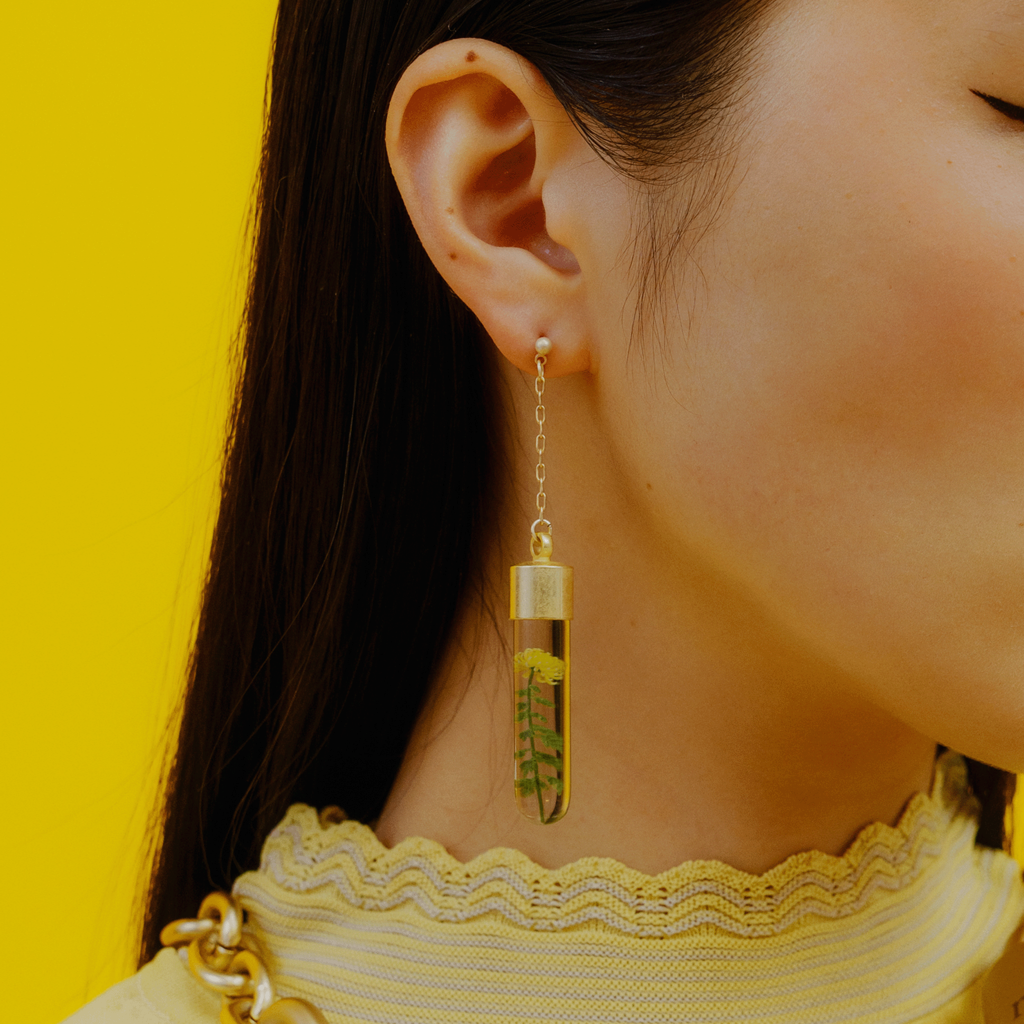 KIKU nunchucks earrings