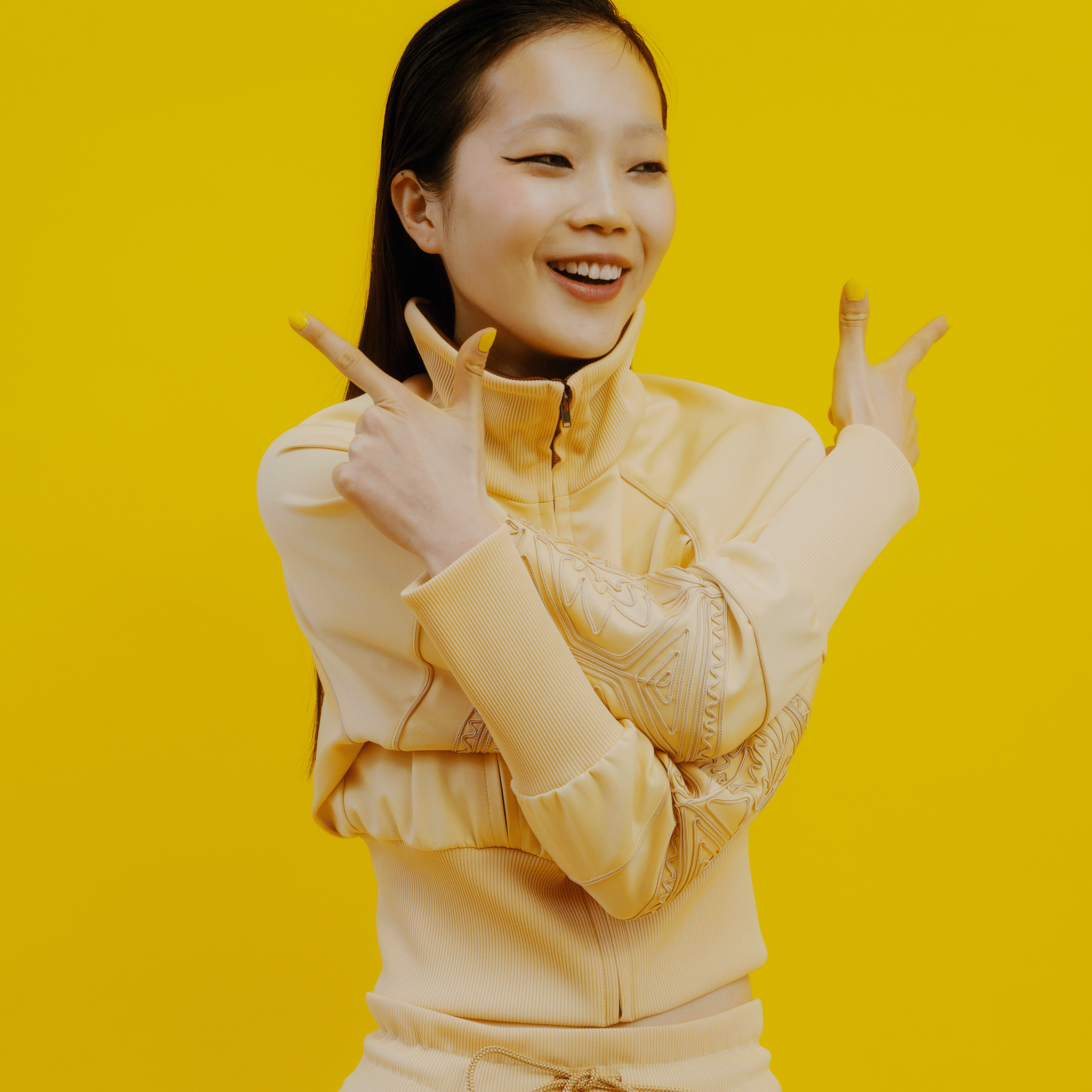 KIKU cropped tracksuit