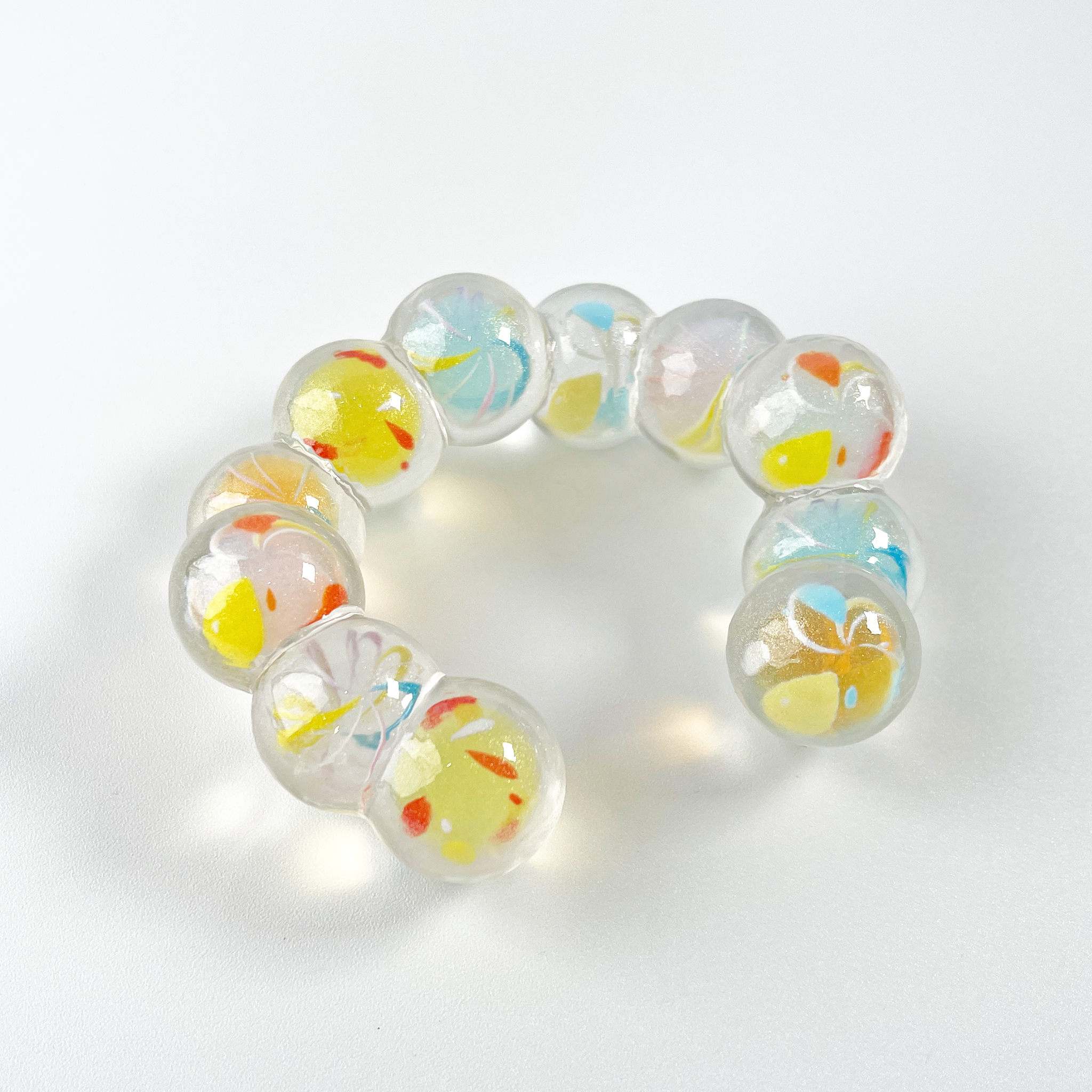 Water Balloon Bracelet Clear multi【予約販売：2026年3月～5月発送予定】