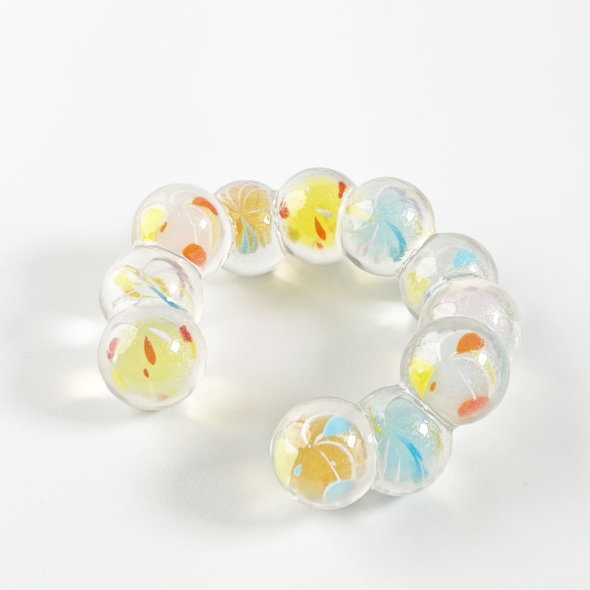 Water Balloon Bracelet Clear multi【予約販売：2026年3月～5月発送予定】