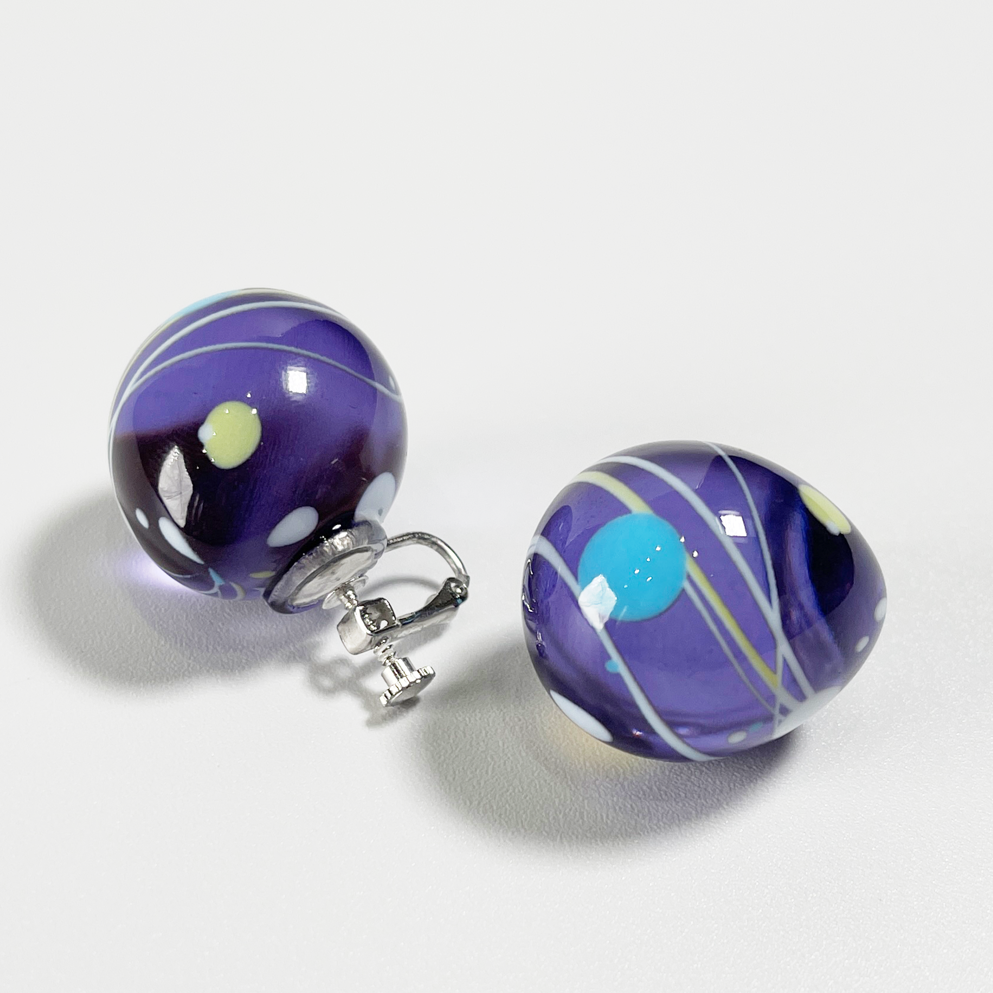Water Balloon Earrings ( Set ) Purple【予約販売：2026年3月～5月発送予定】