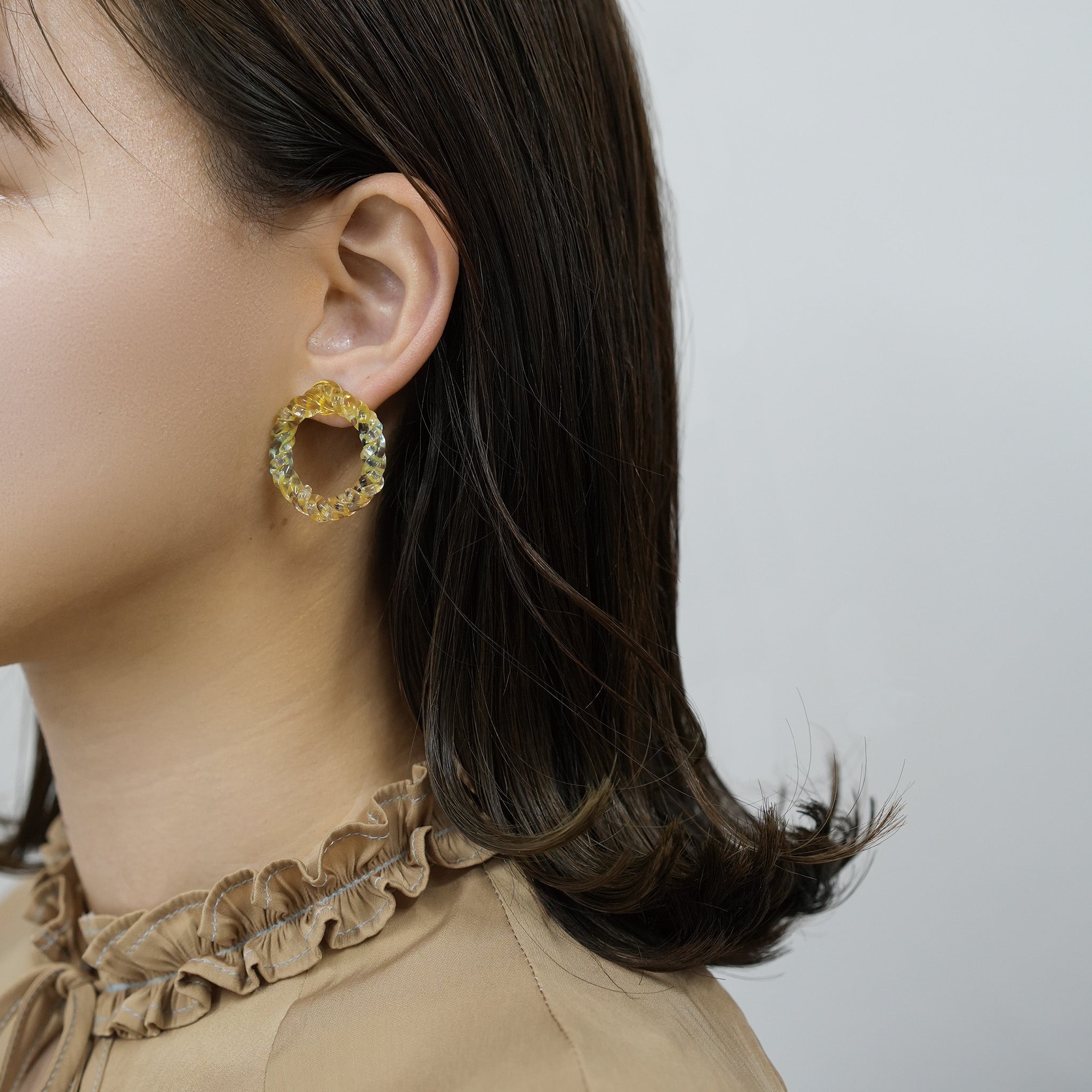 ROPE EARRINGS CIRCLE