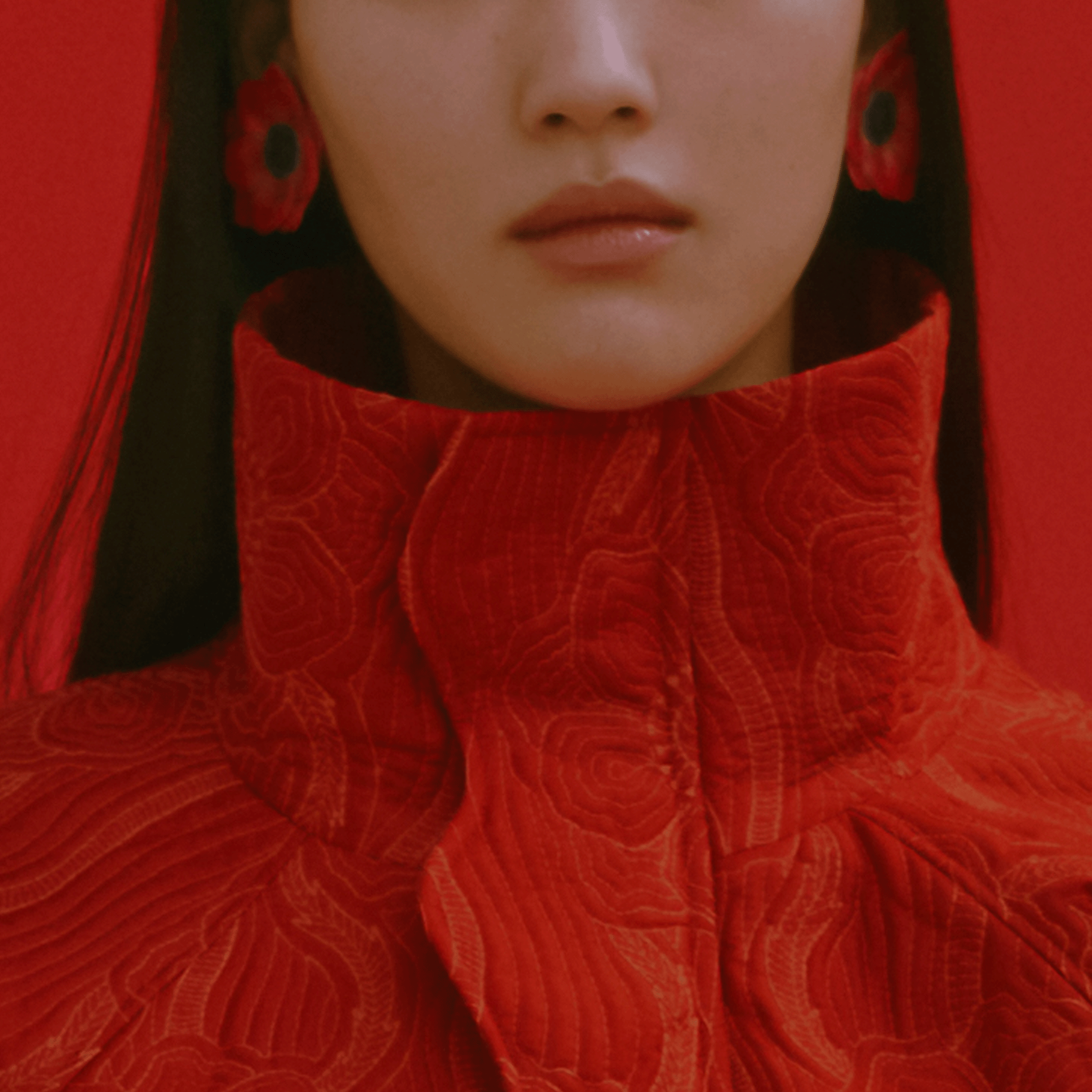 Anemone Flower Earrings - M -  [受注商品 / 11月中発送予定]