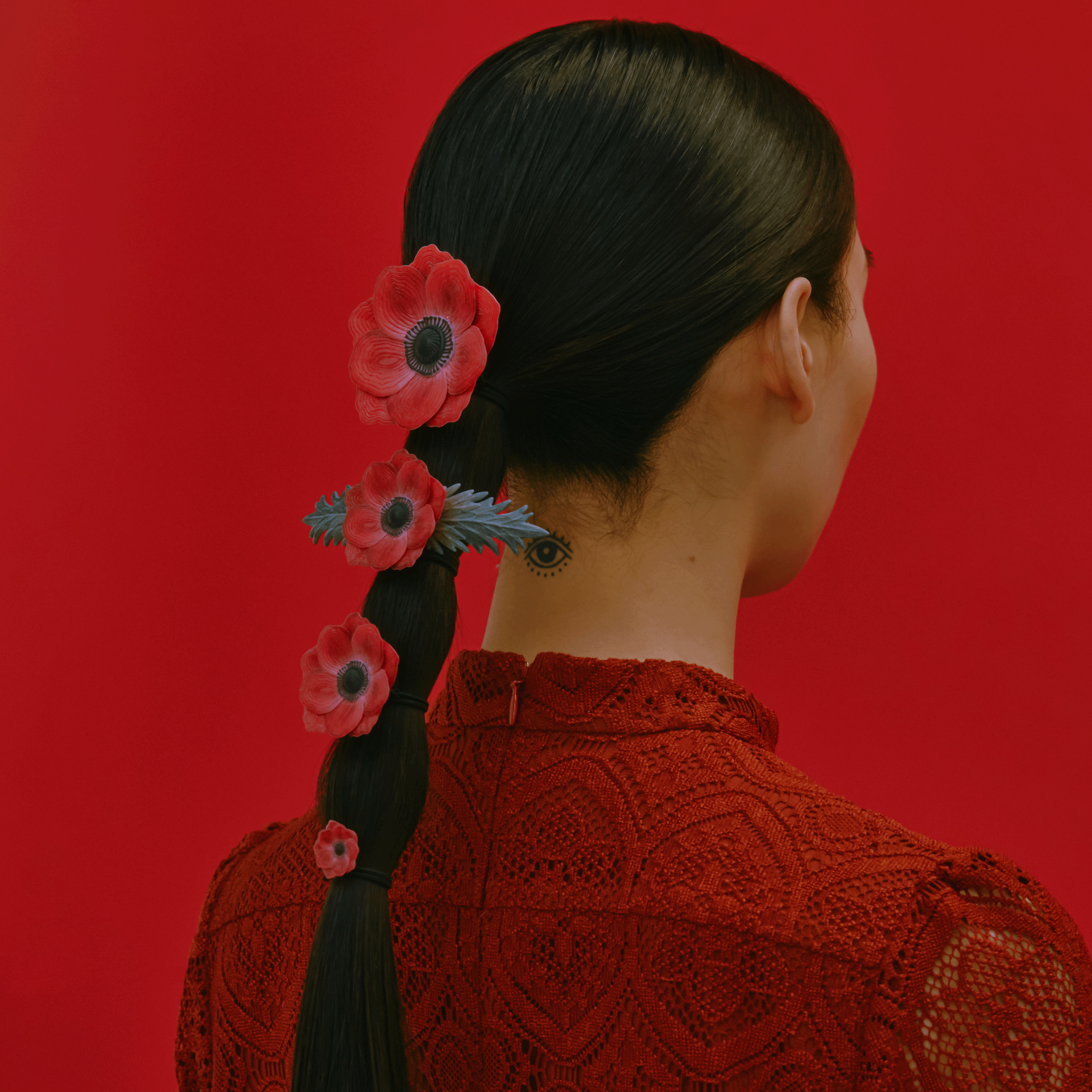 Anemone Hair cuff - M -  [受注商品 / 11月中発送予定]