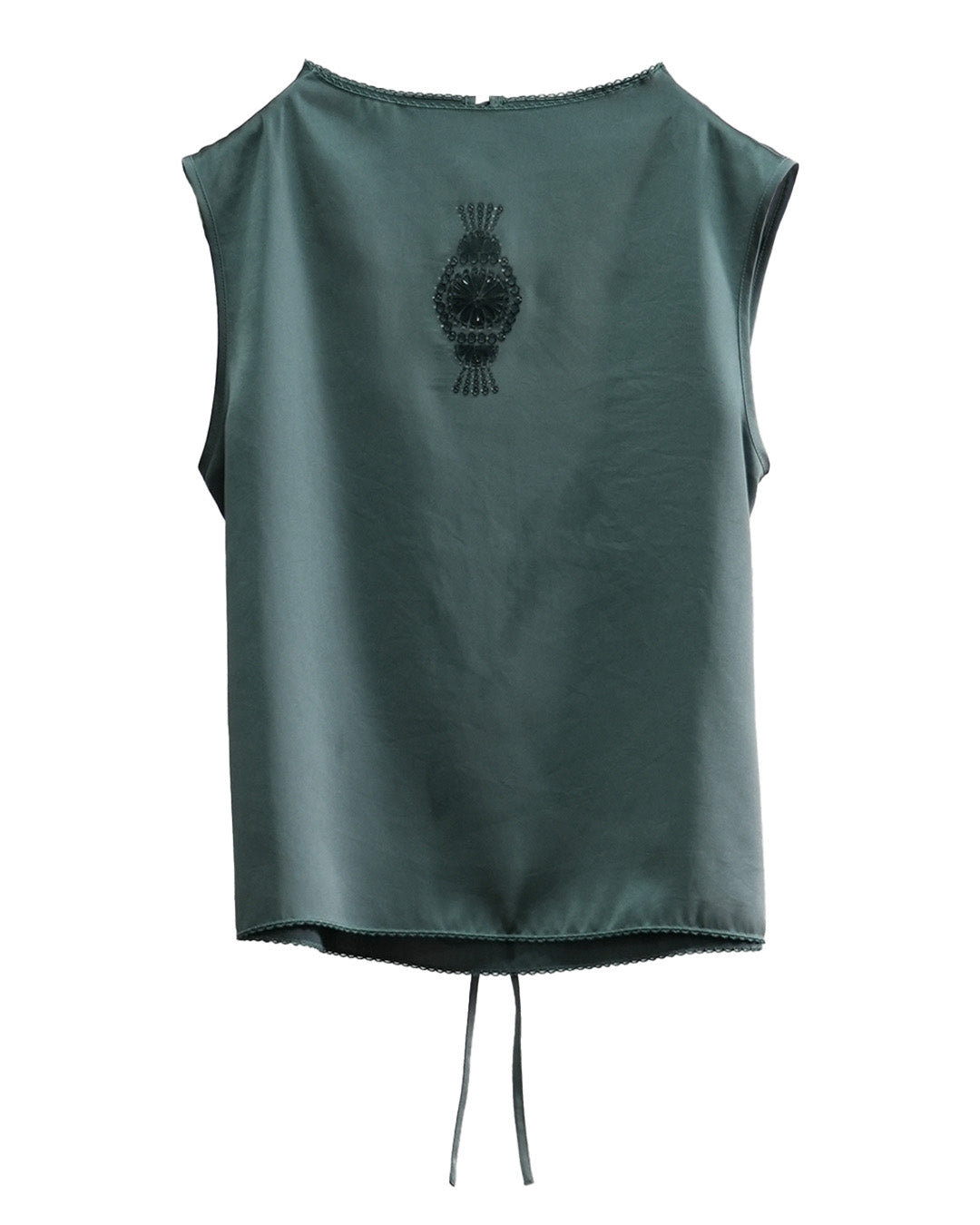 3D-printed Miyazaki fruits Tank Top Moss Green [PRE-ORDER]