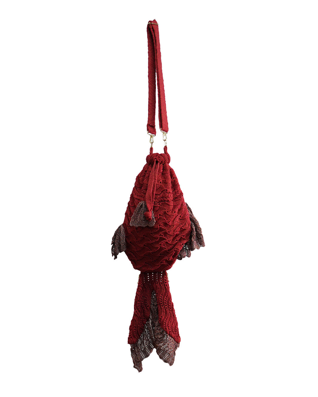 Goldfish Knit Bag Red [PRE-ORDER]