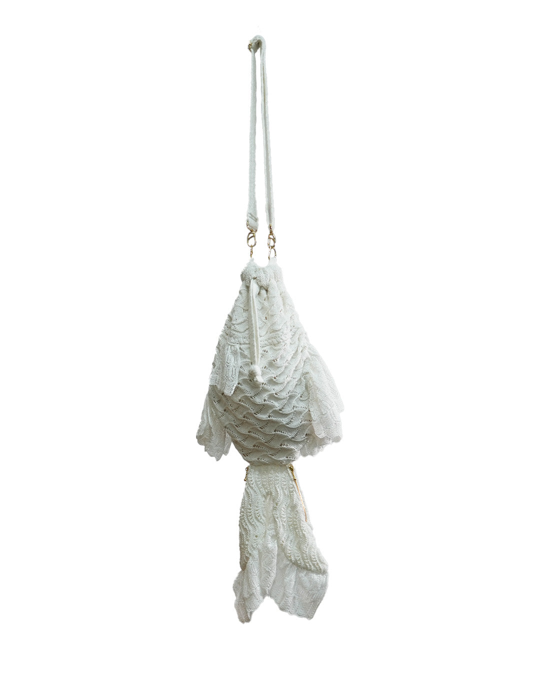 Goldfish Knit Bag White [PRE-ORDER]