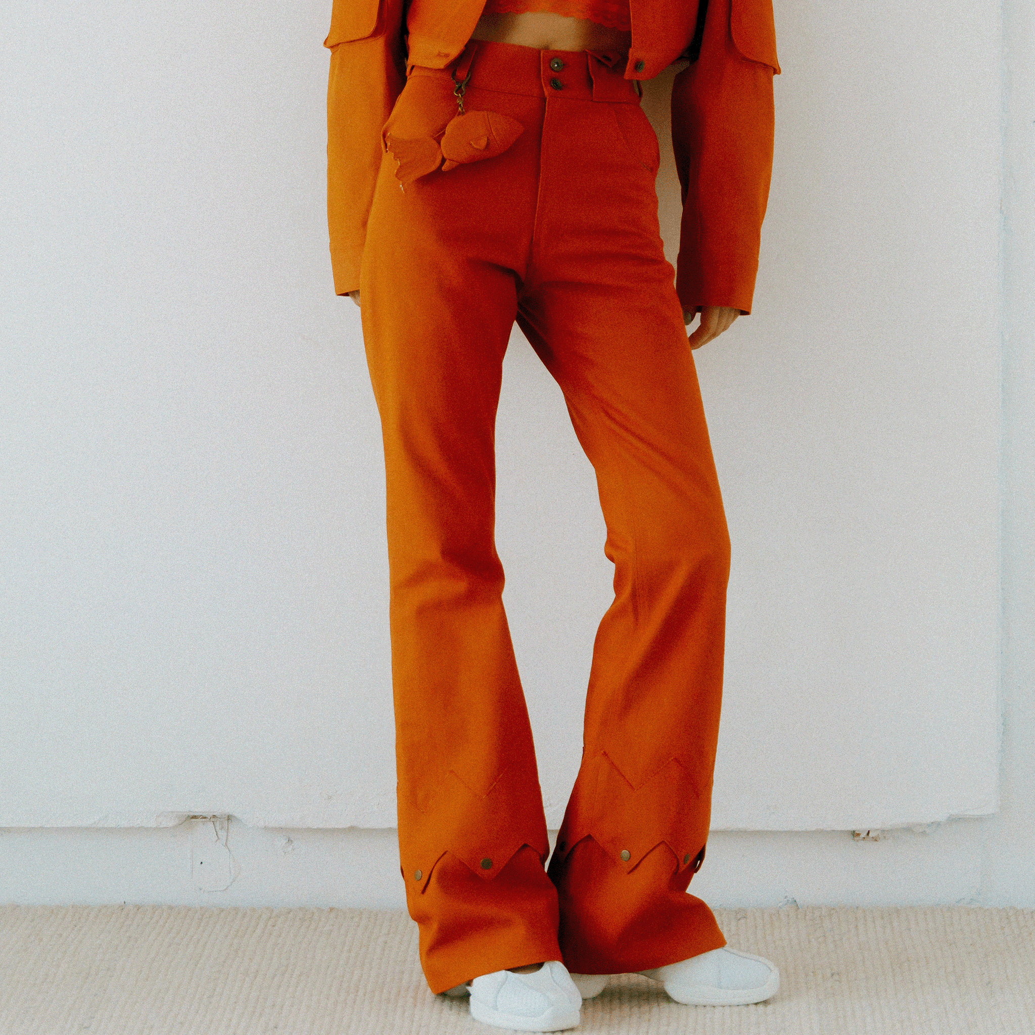 Goldfish Denim Trousers Orange【予約販売：2026年3月～5月発送予定】