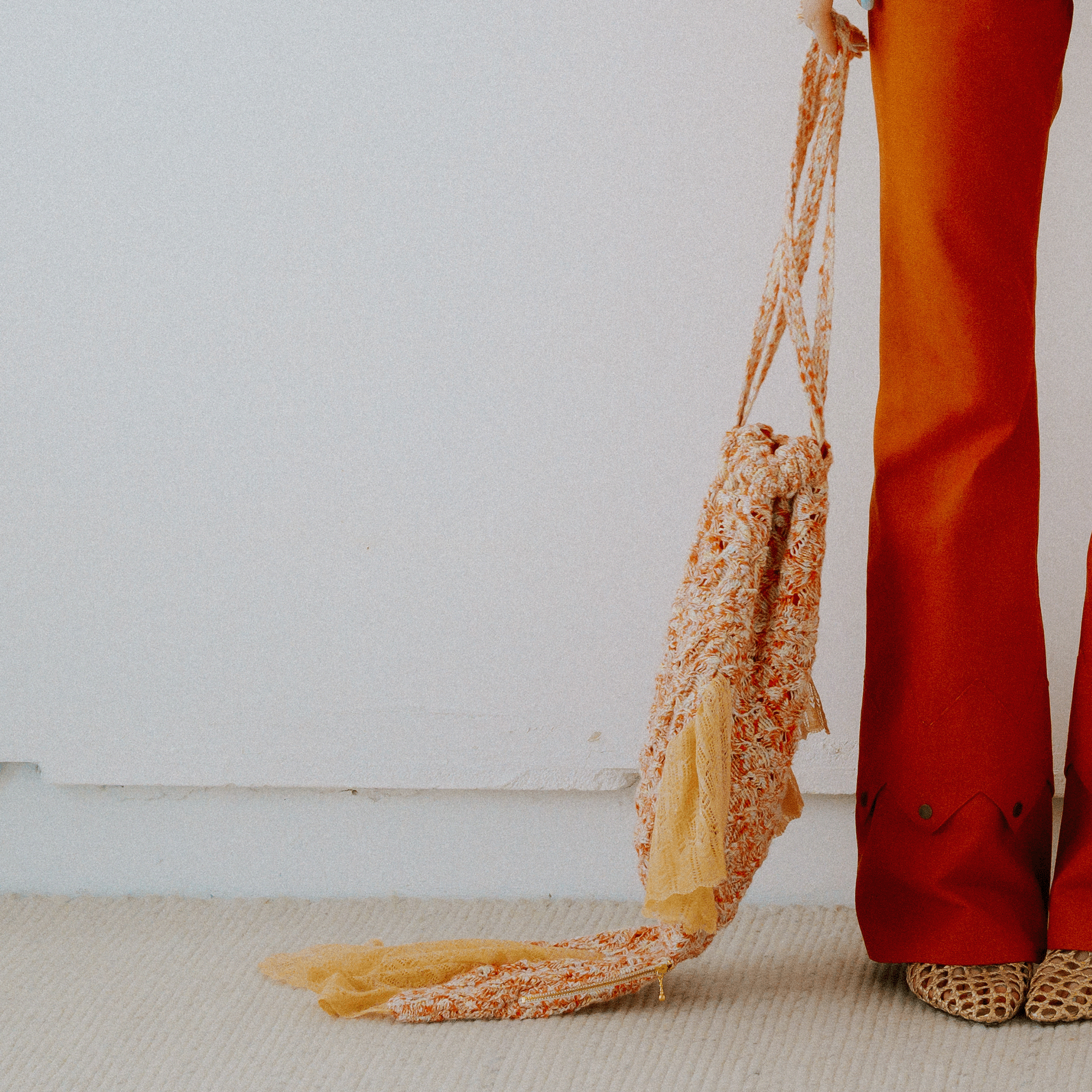 Goldfish Knit Bag Red Goldfish【予約販売：2026年3月～5月発送予定】