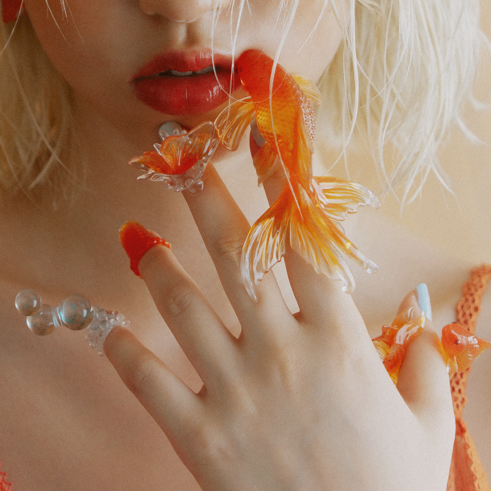 Goldfish Frame Nail Ring (Goldfish)【予約販売：2026年3月～5月発送予定】