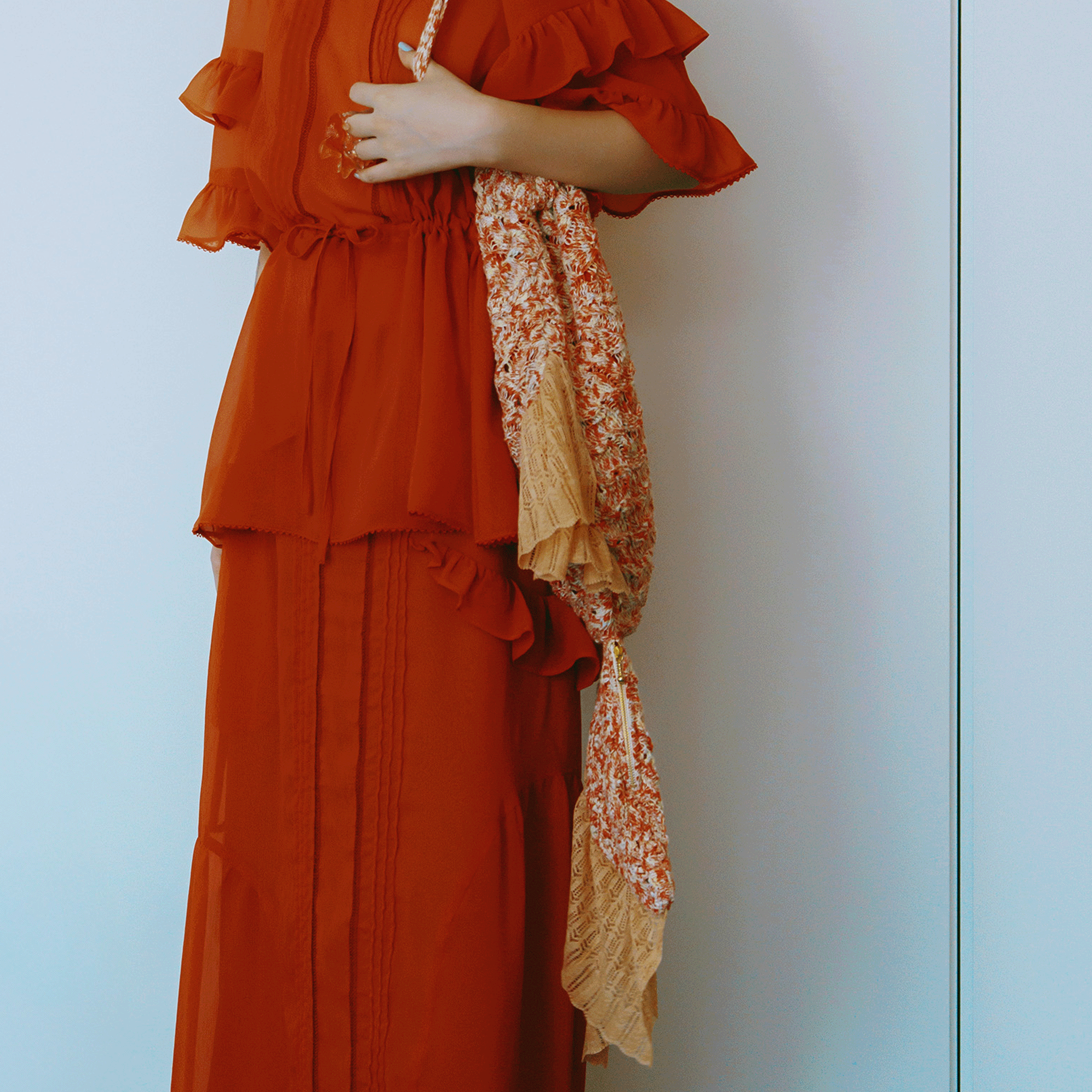 Goldfish Knit Bag Red Goldfish【予約販売：2026年3月～5月発送予定】