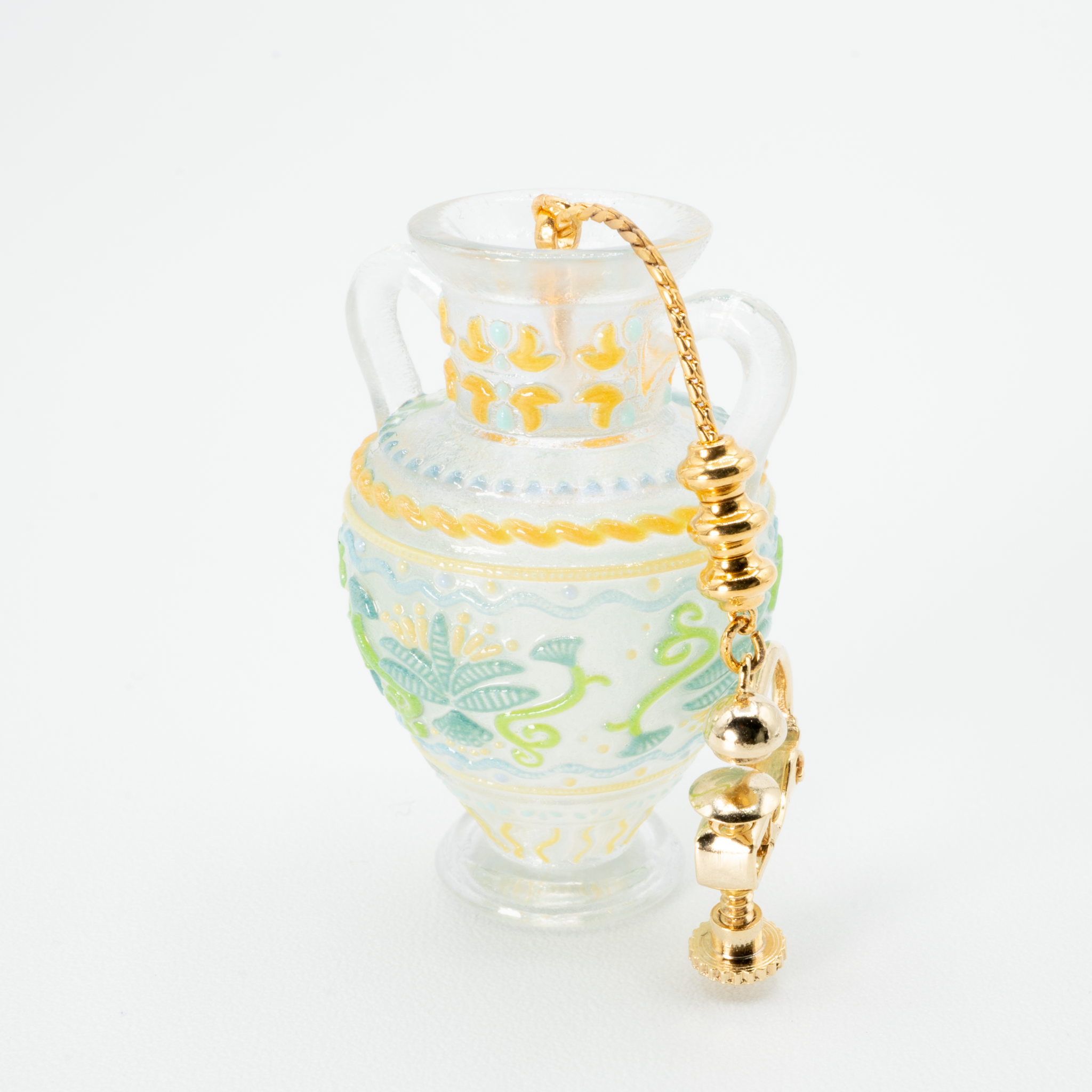 Flower vase single earring