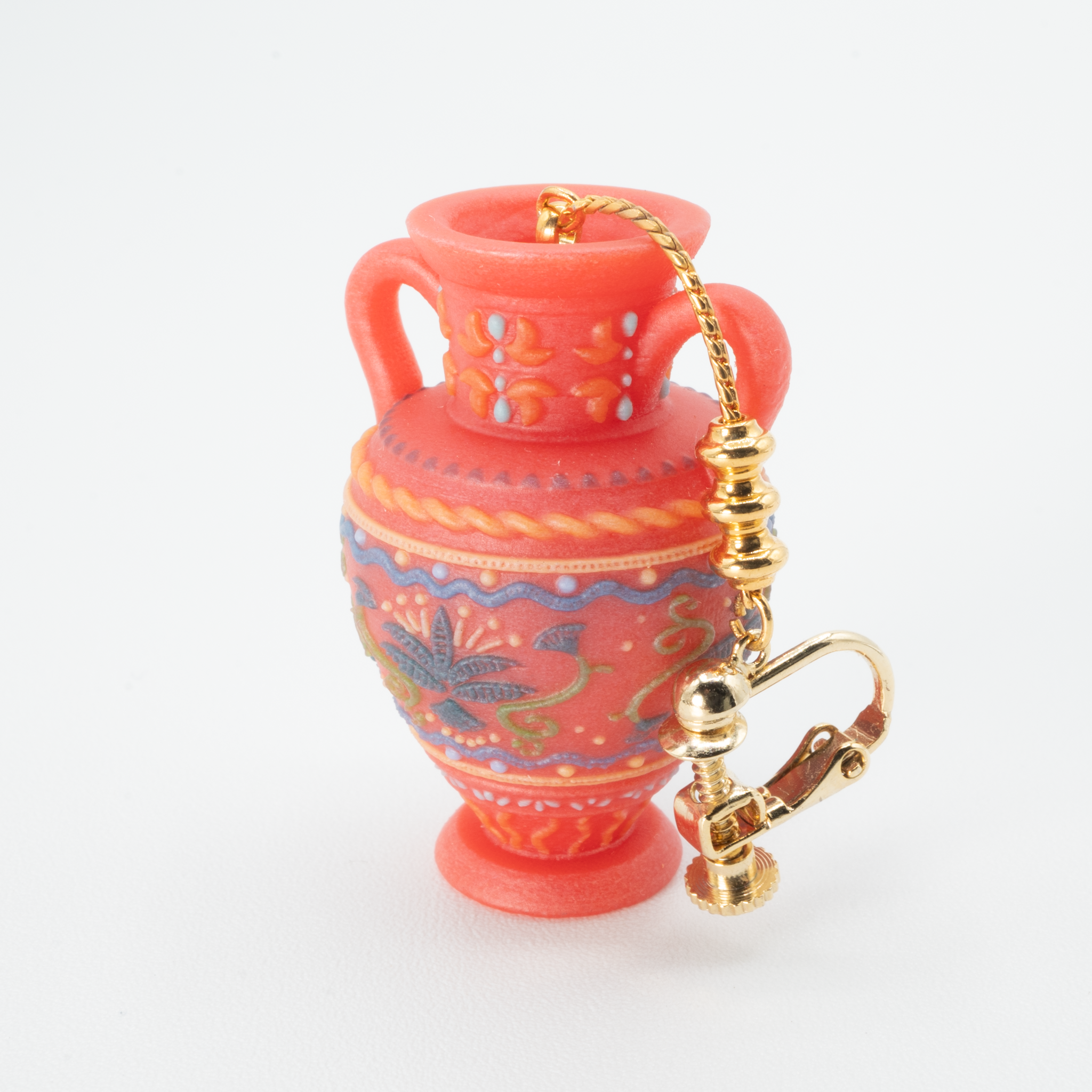 Flower vase single earring