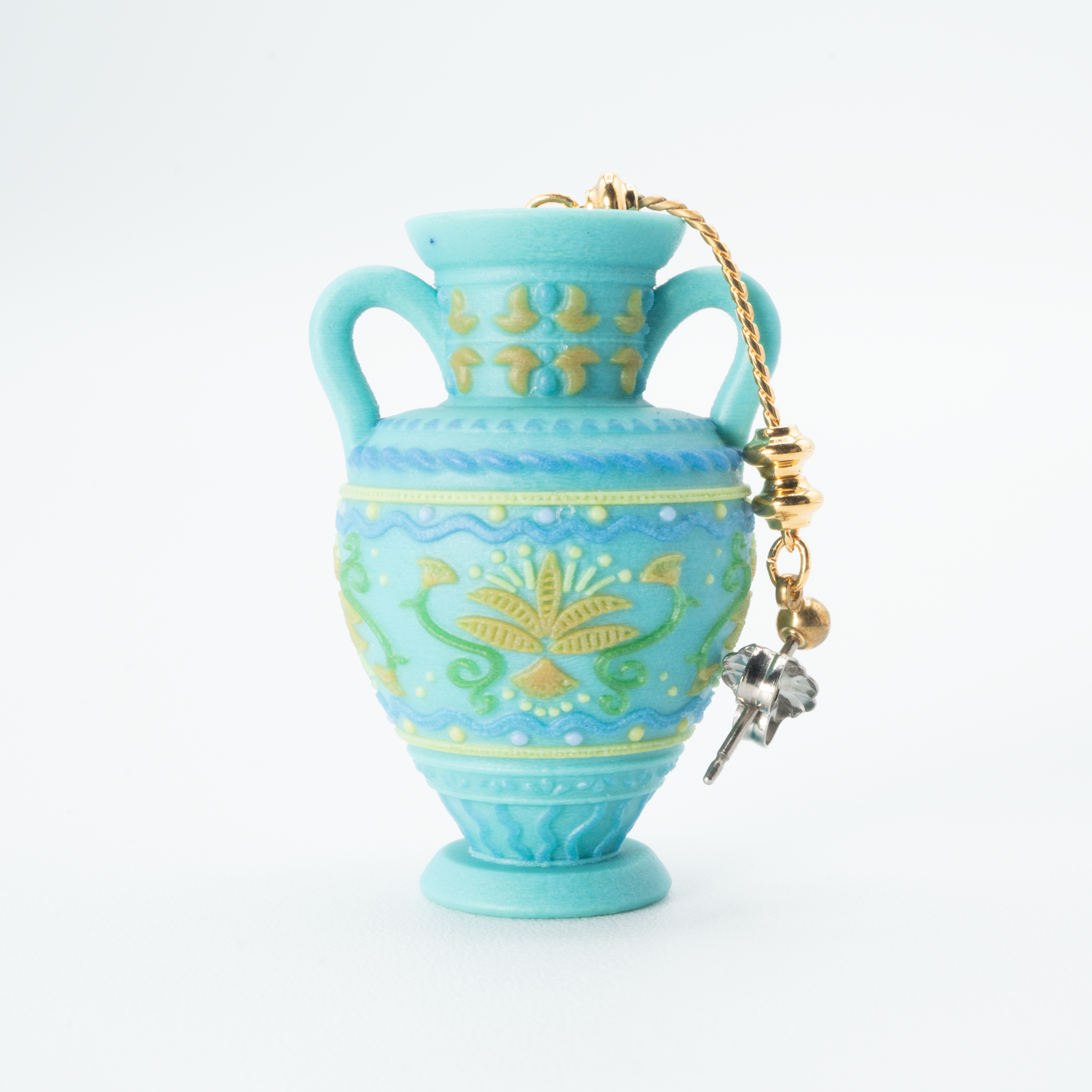 Flower vase single earring