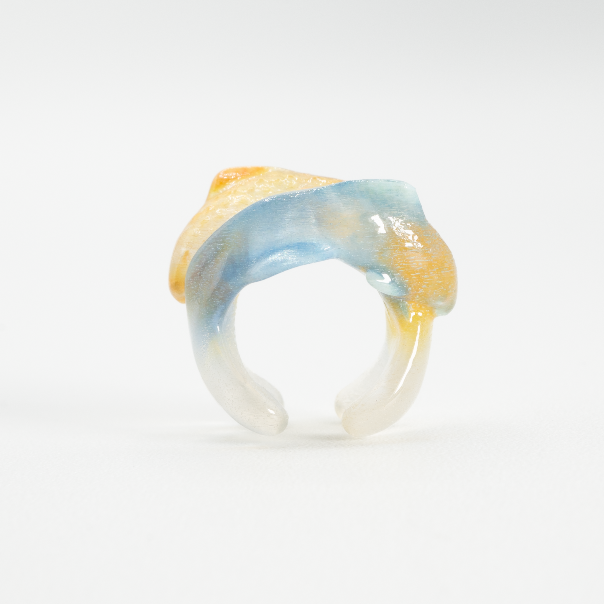 Double fish ear cuff